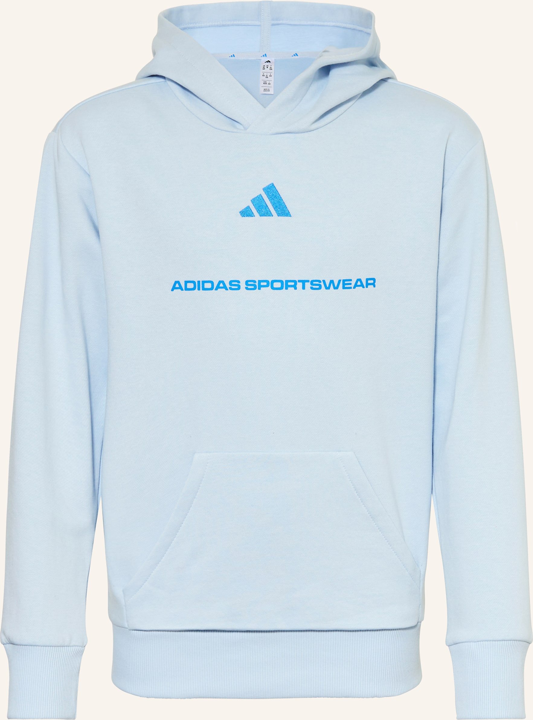 Adidas Hoodie Slogan blau