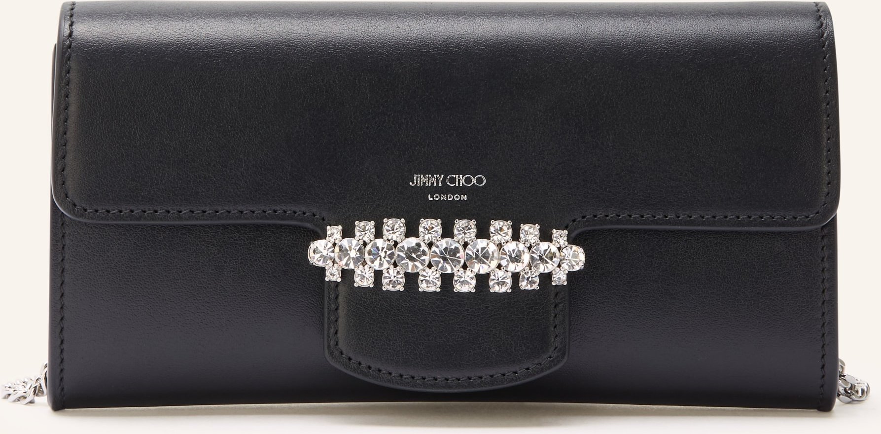 Jimmy Choo Geldbörse Bing Zum Umhängen schwarz