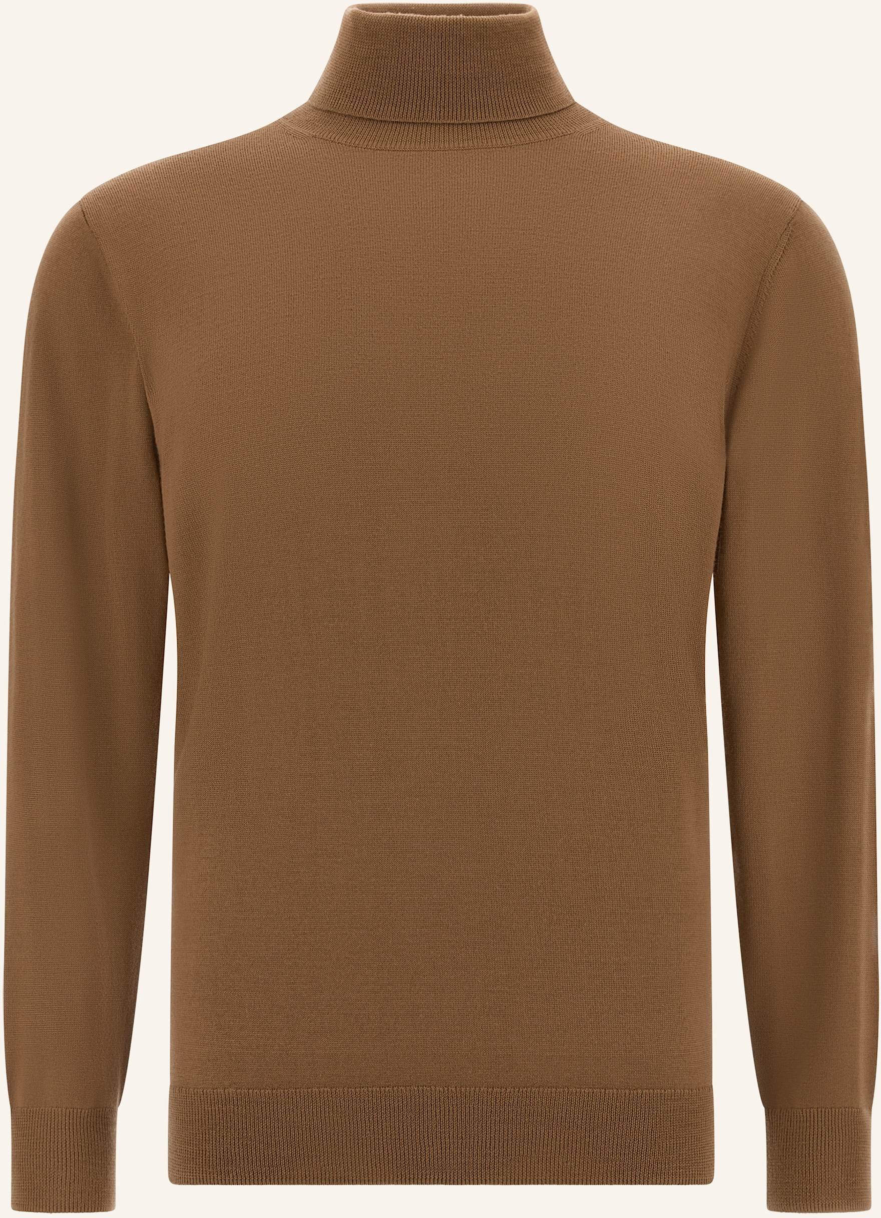 Boggi Milano Rollkragenpullover braun