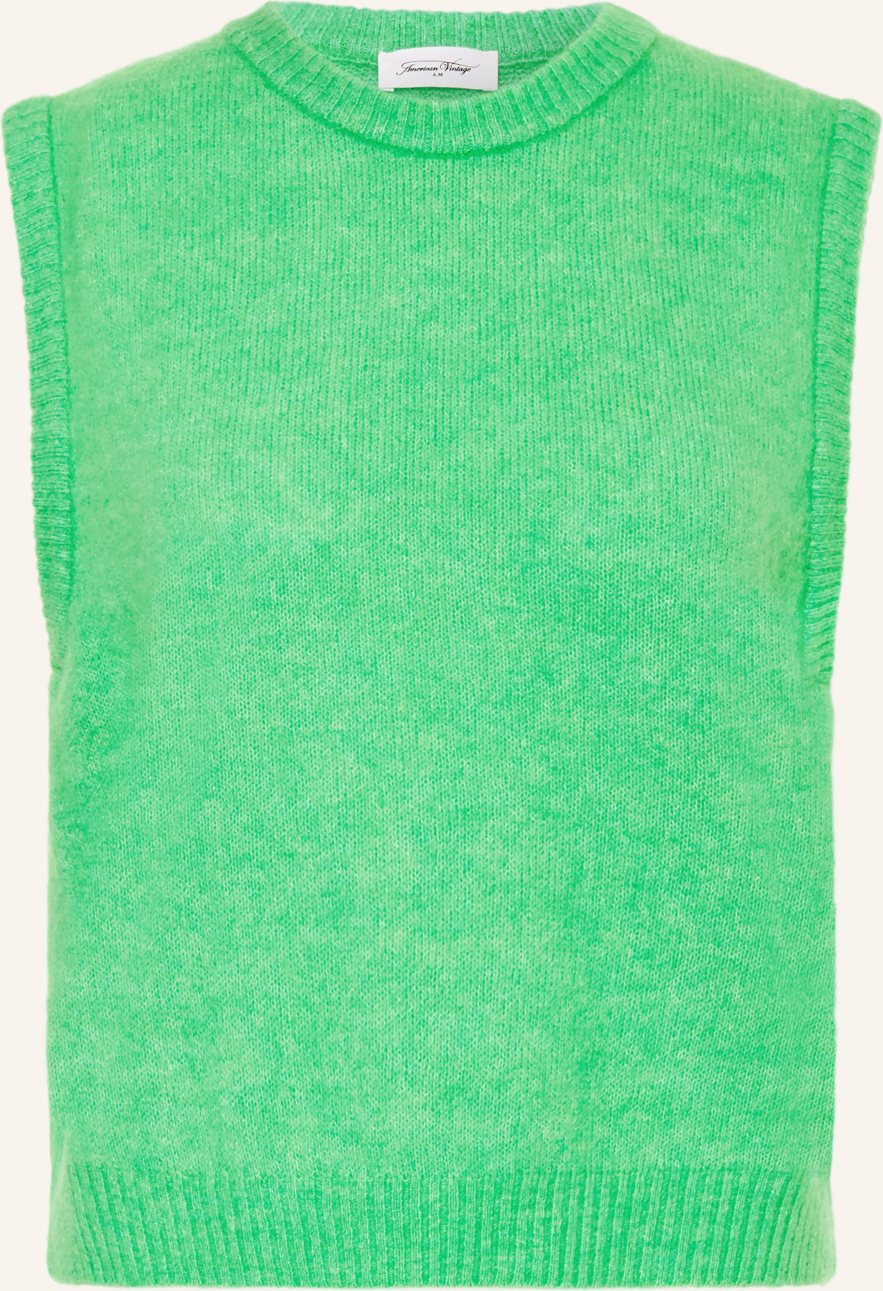 Thumbnail - American Vintage Pullunder Vitow Mit Alpaka gruen