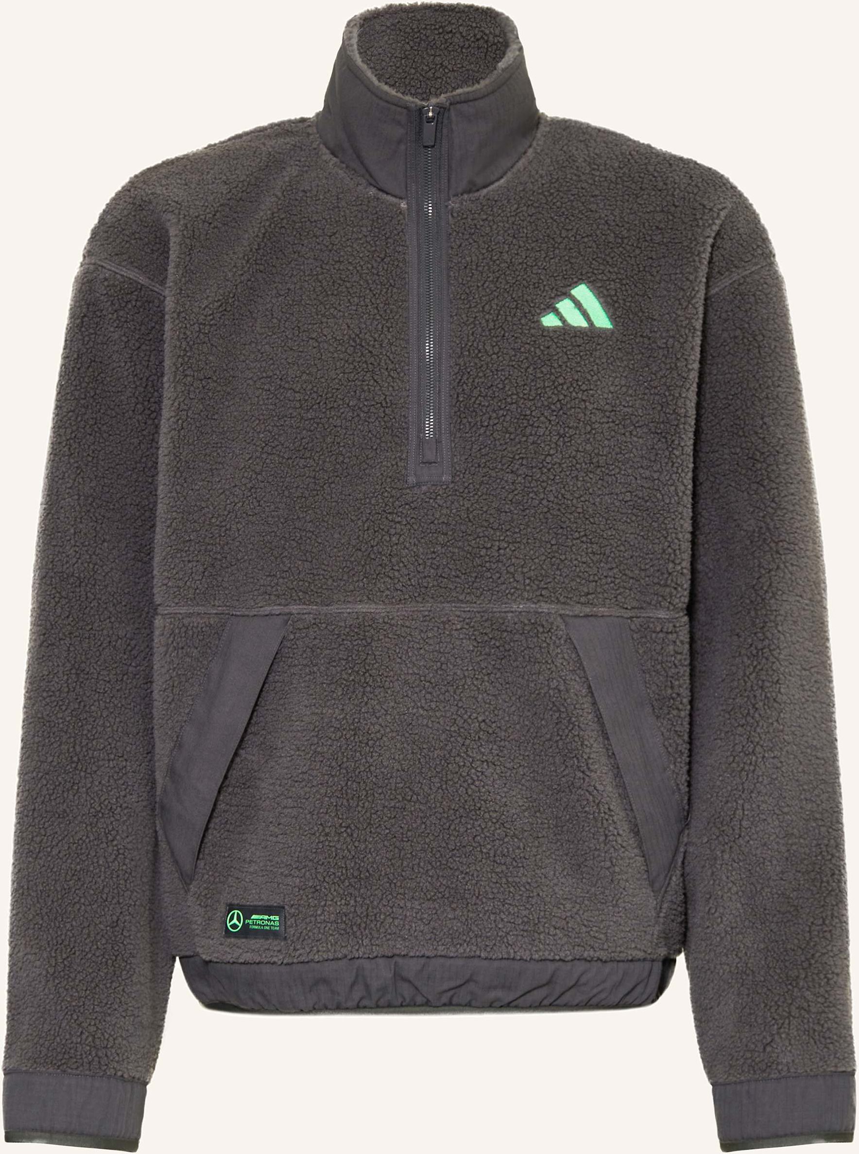 Adidas Fleece-Troyer Mercedes - Amg Petronas Formula One Team Premium grau