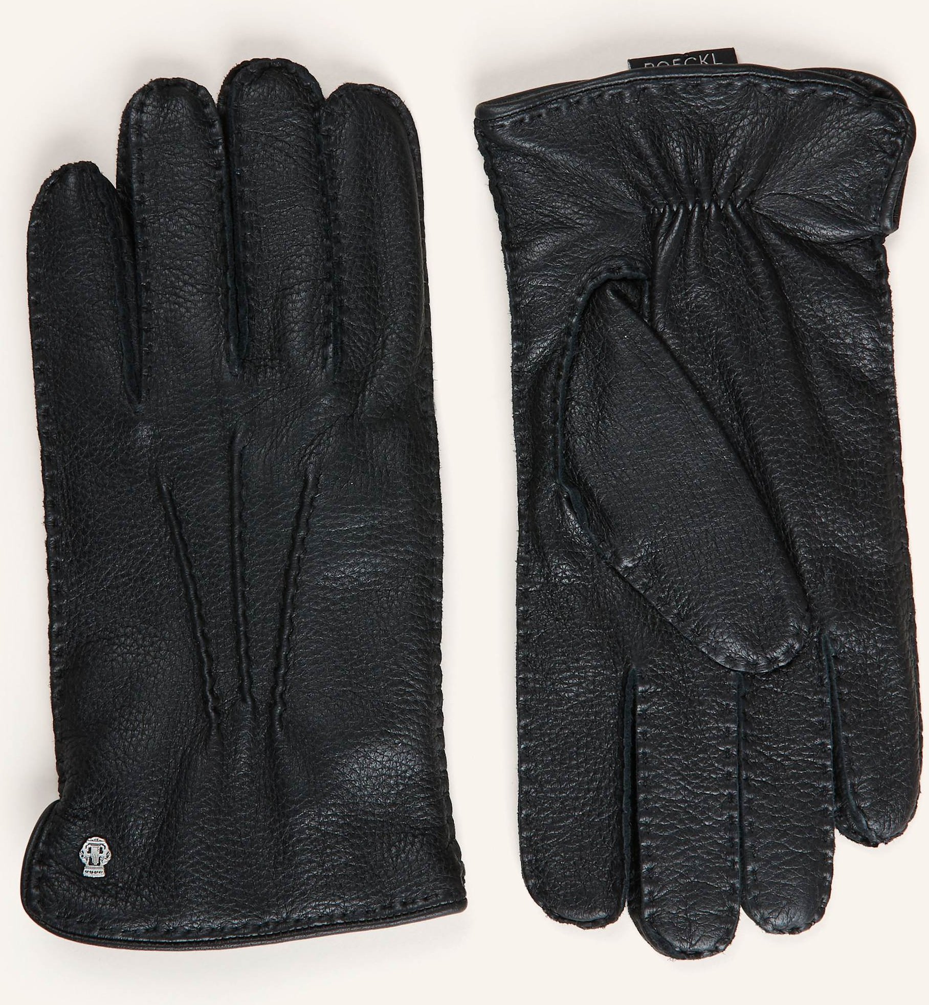 Roeckl Lederhandschuhe Klassiker schwarz