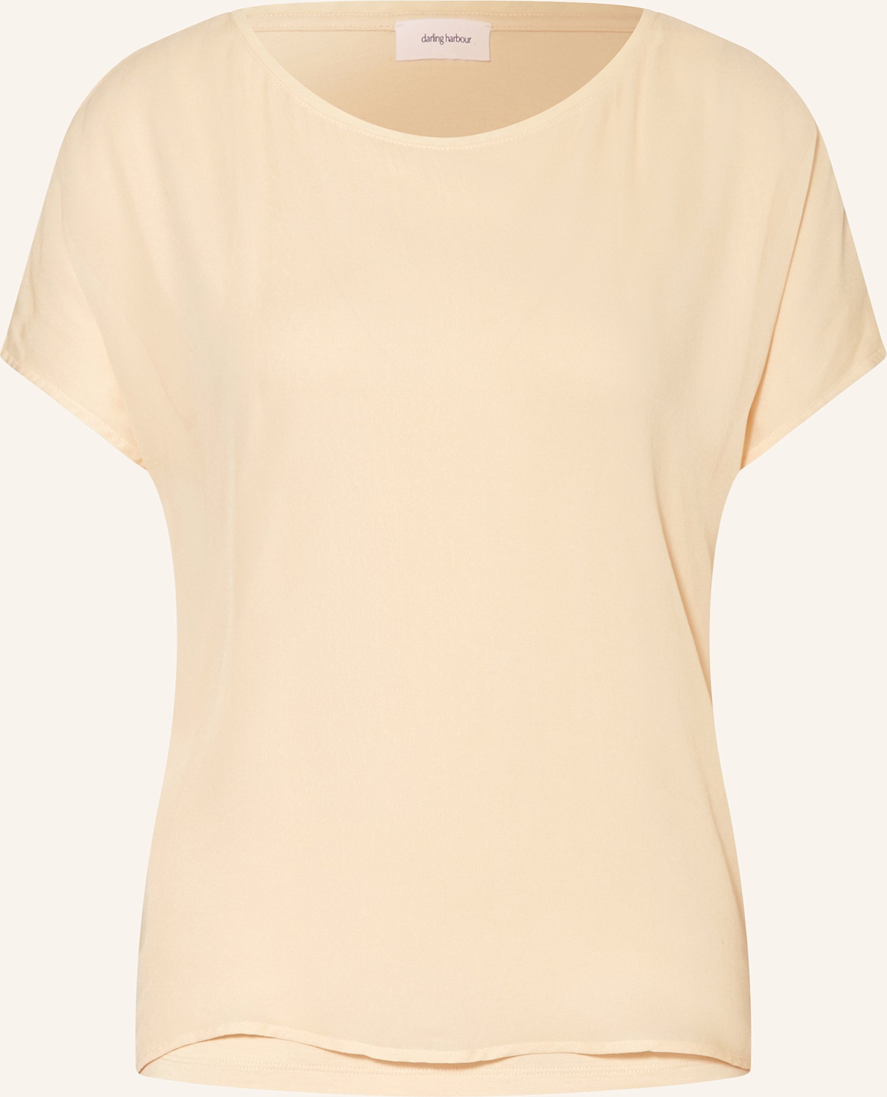 Darling Harbour Blusenshirt Im Materialmix beige