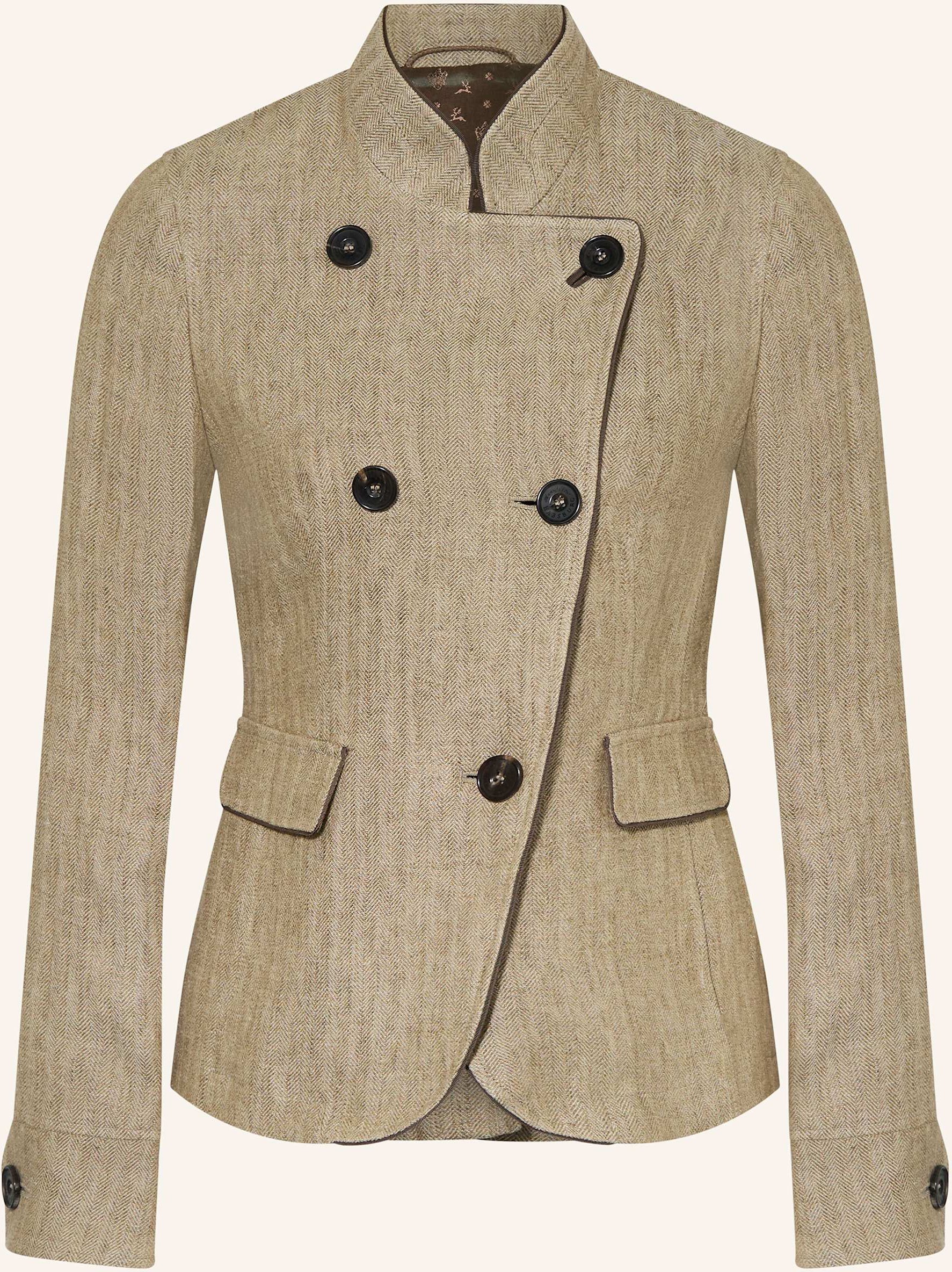 Habsburg Leinenjanker Moosburg beige