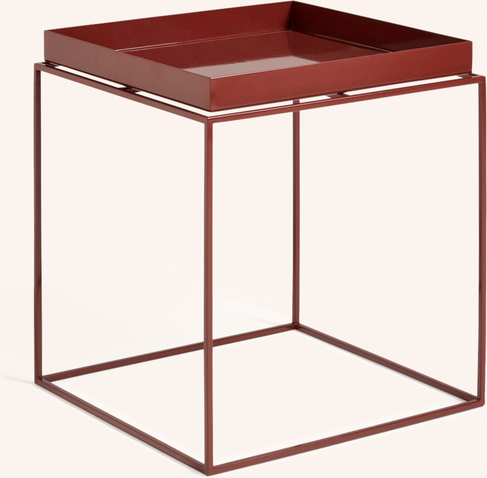 Hay Beistelltisch Tray rot