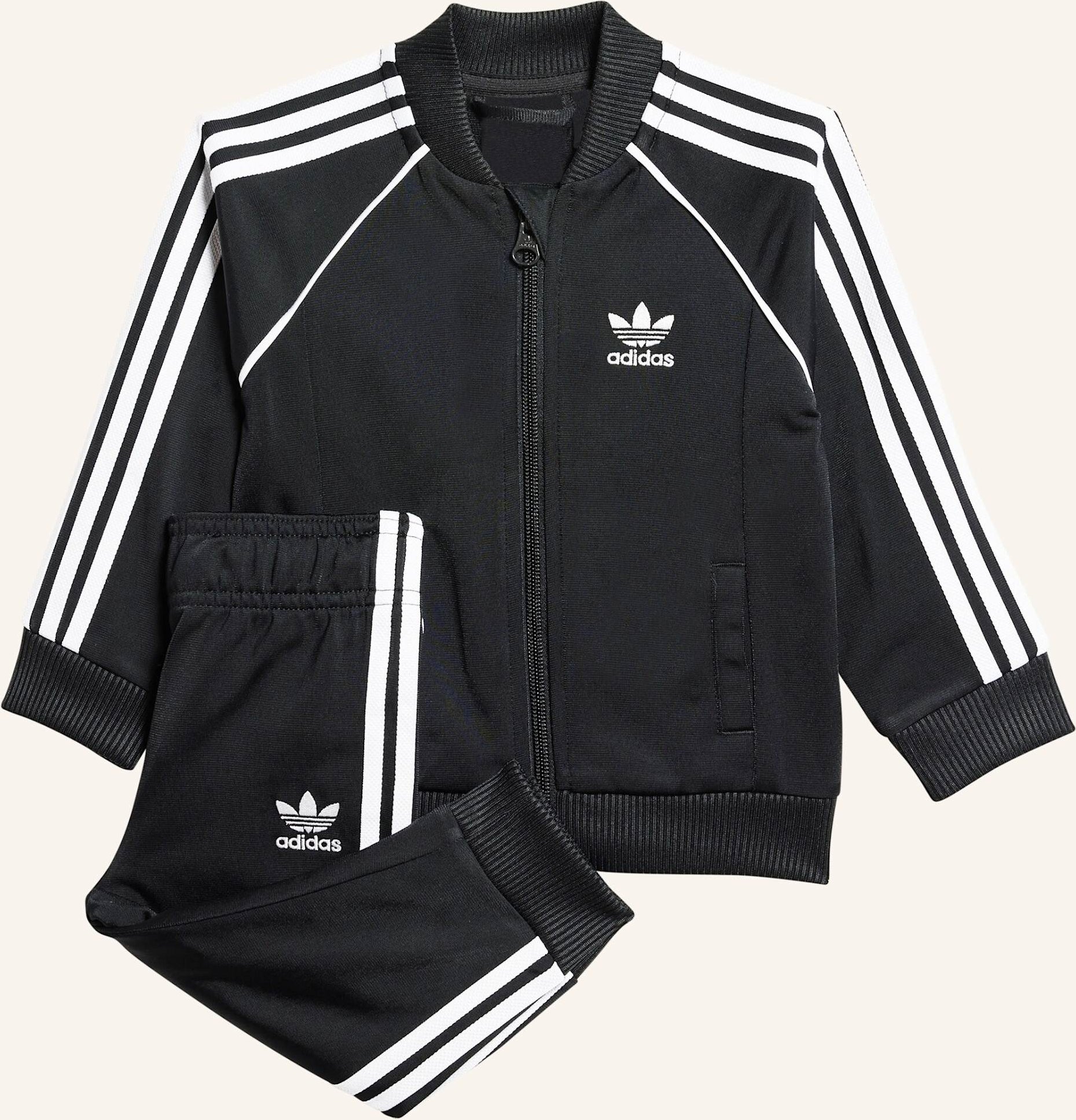 Thumbnail - Adidas Originals Adicolor Sst Kids Trainingsanzug schwarz