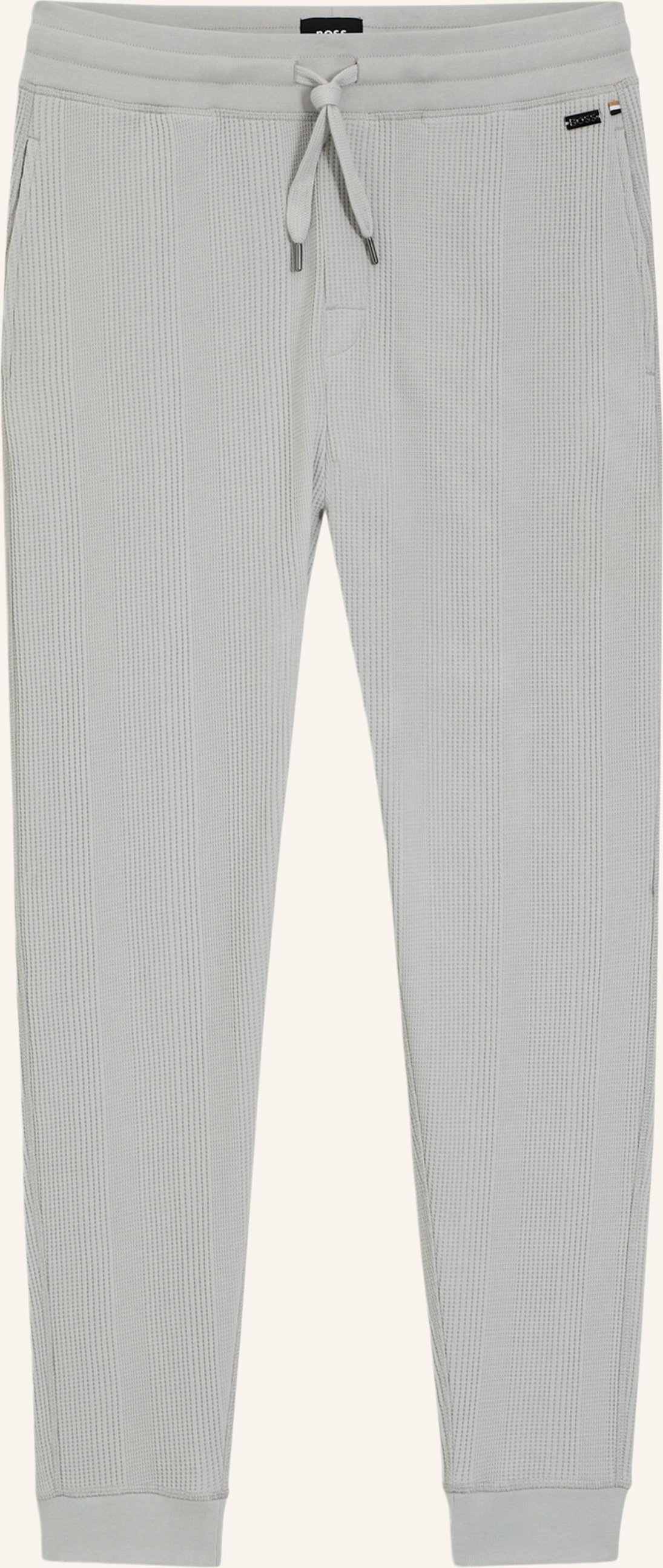 Boss Loungewear Unterteil Structure Pants grau