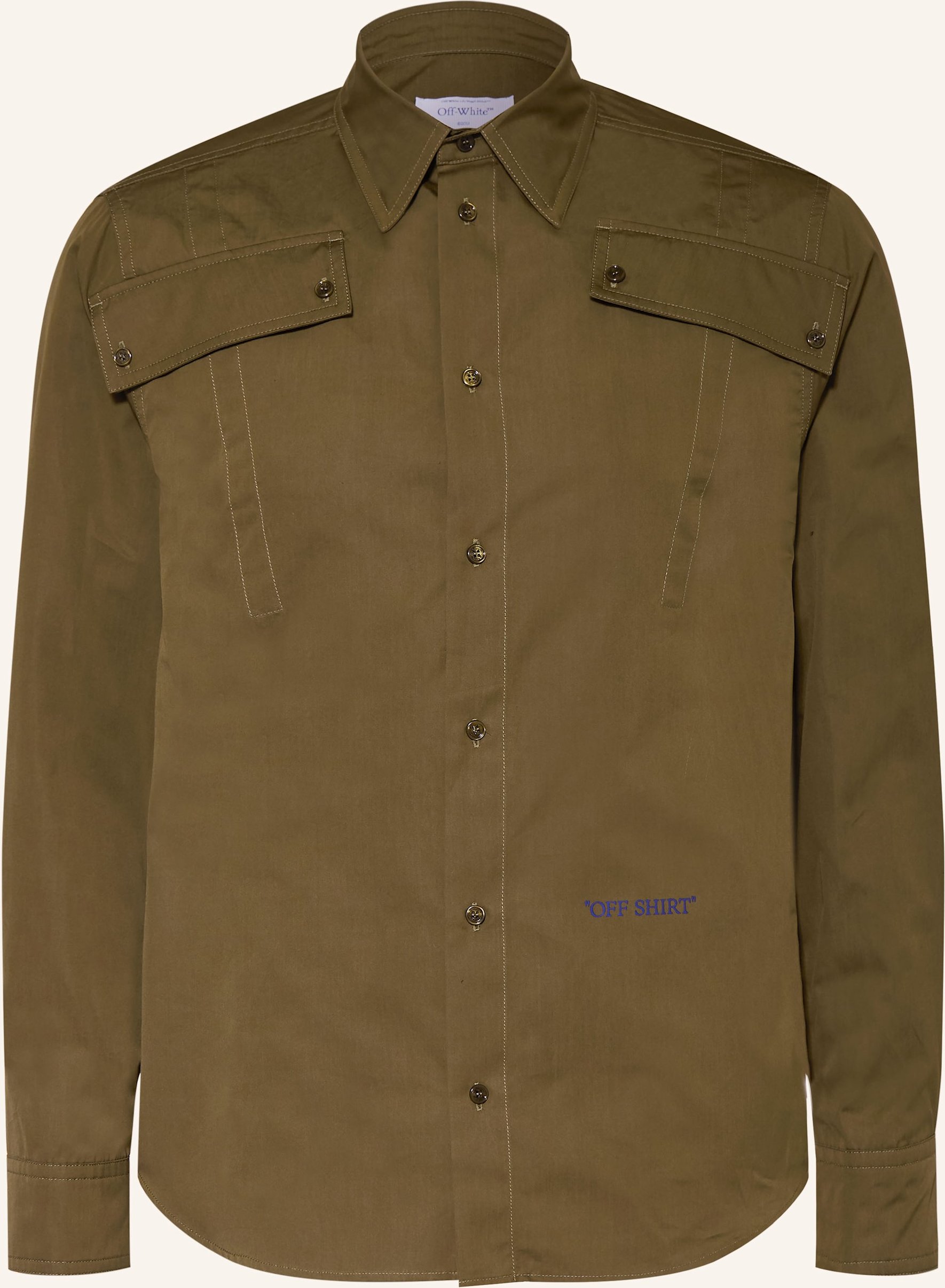 Thumbnail - Off-White Overjacket braun