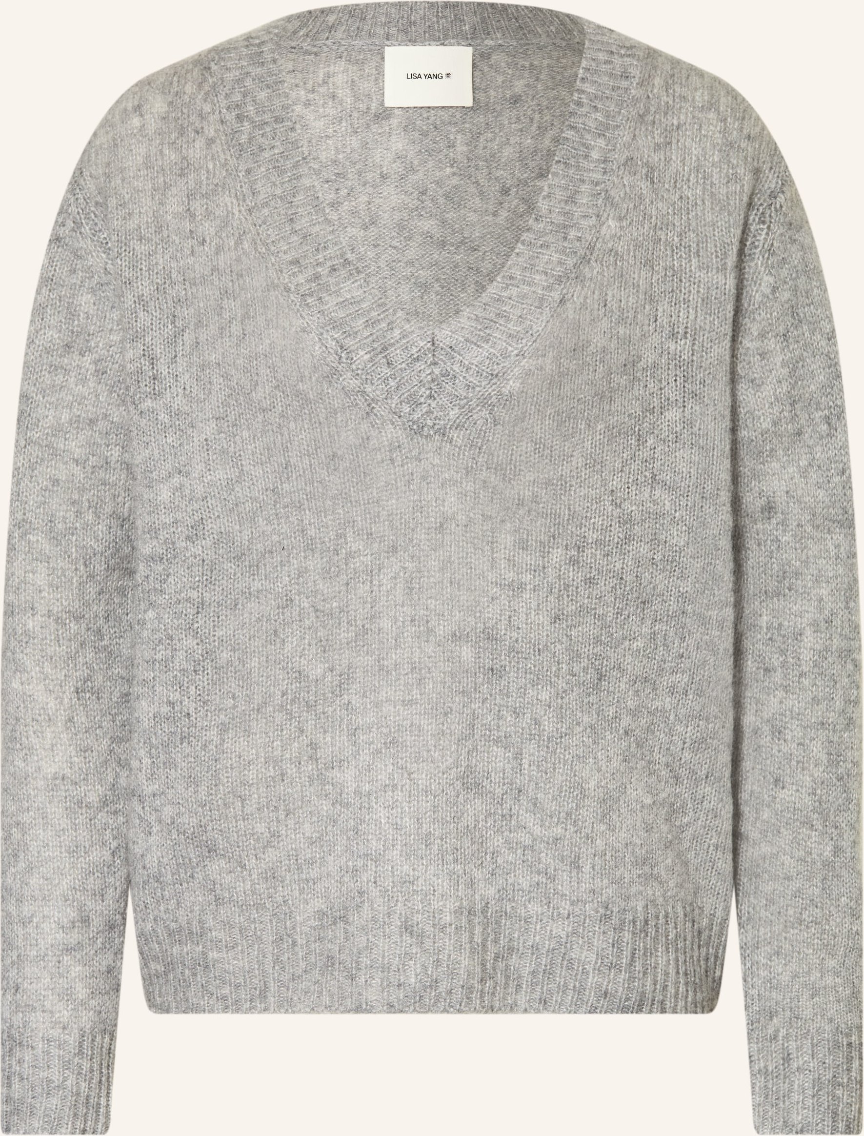 Lisa Yang Cashmere-Pullover grau