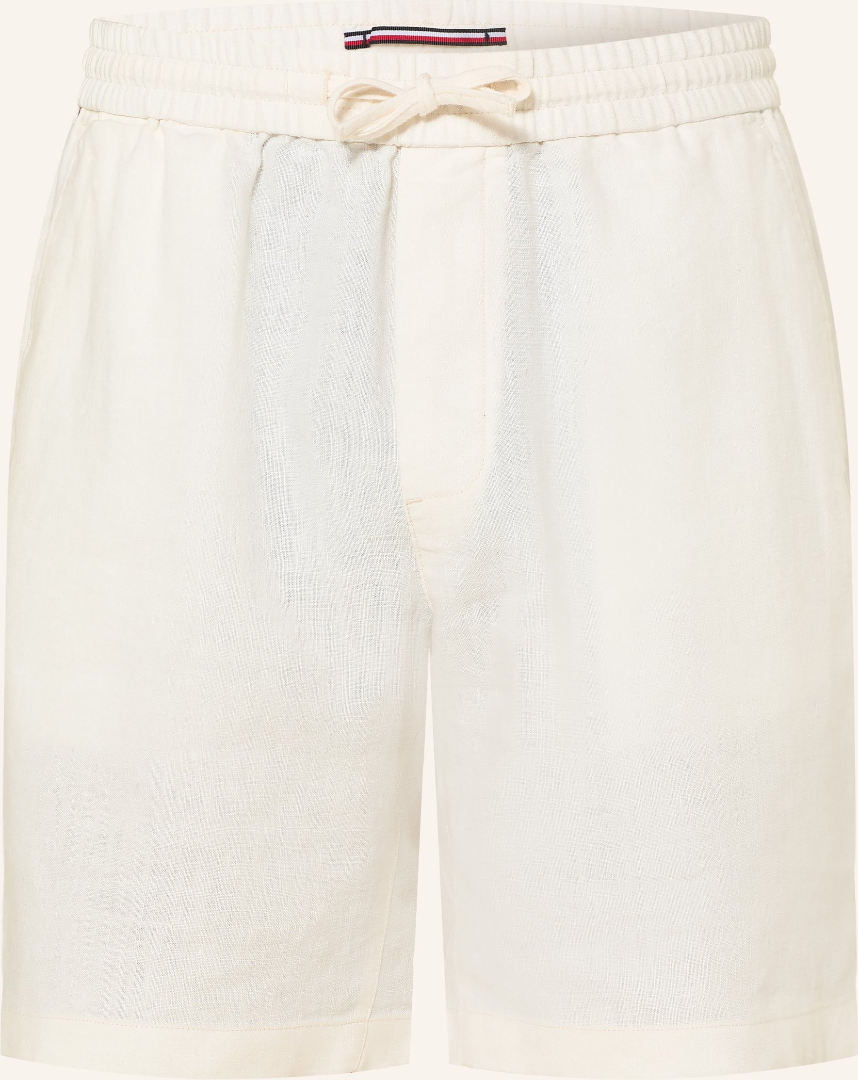 Tommy Hilfiger Leinenshorts Dover Regular Fit weiss