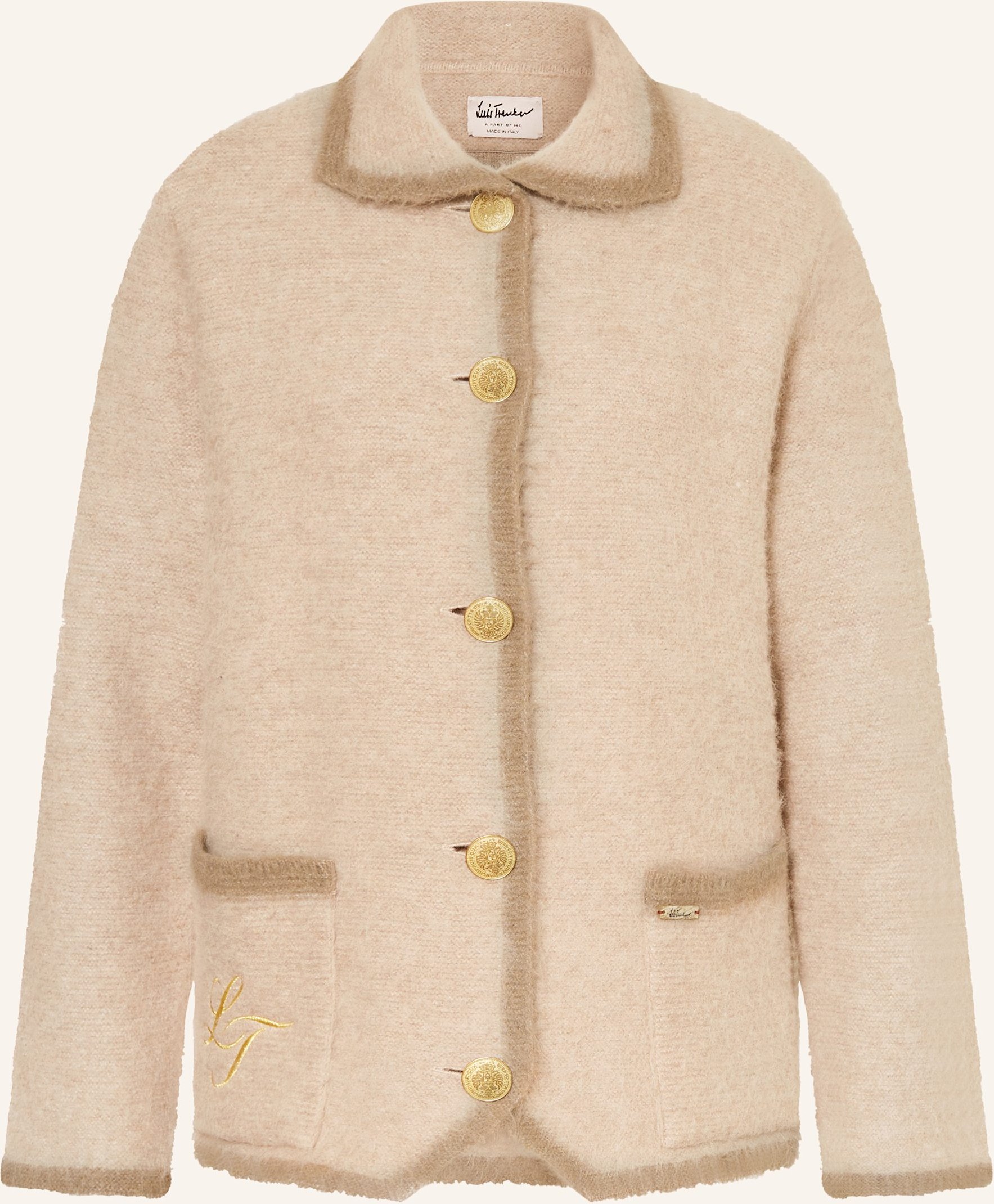 Luis Trenker Jacke Luandrea Mit Alpaka beige