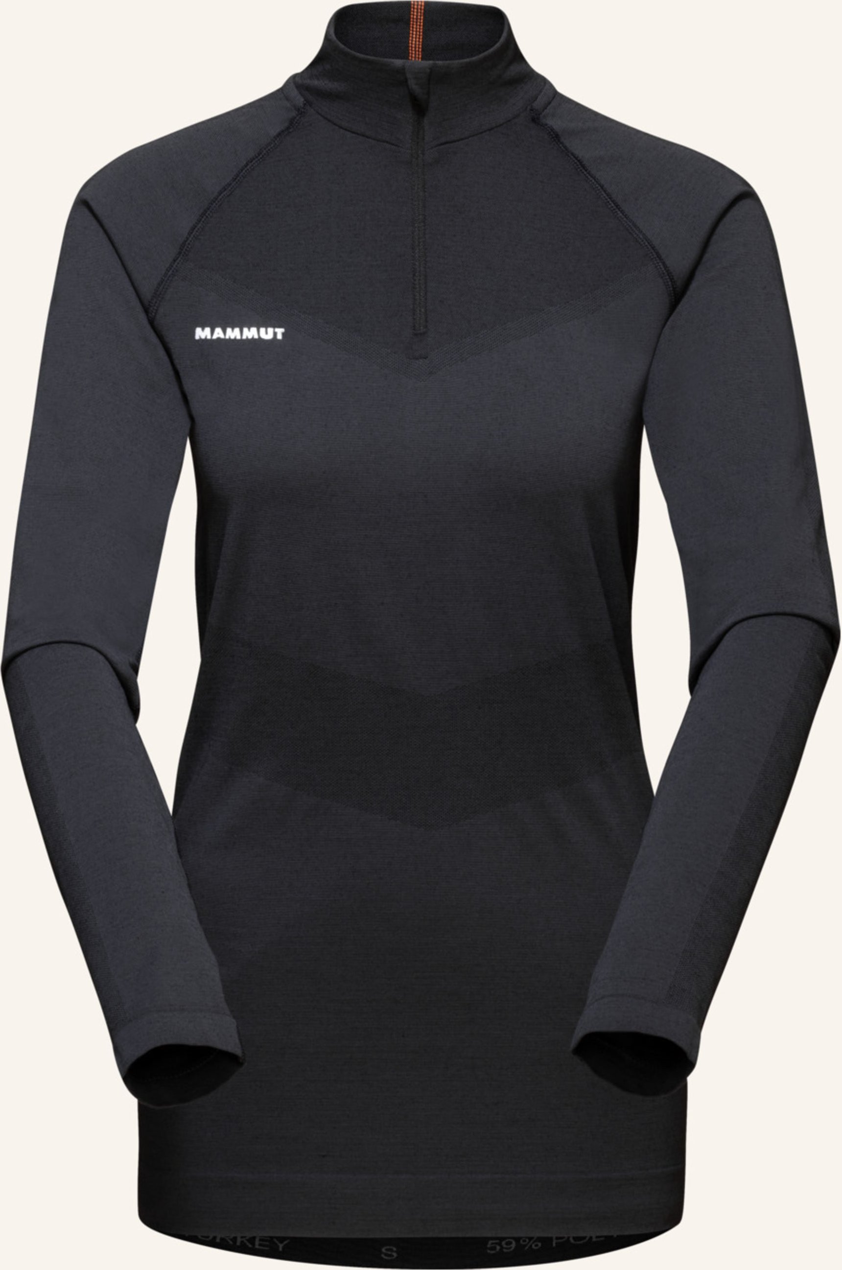 Mammut Longsleeve Trift Half Zip schwarz
