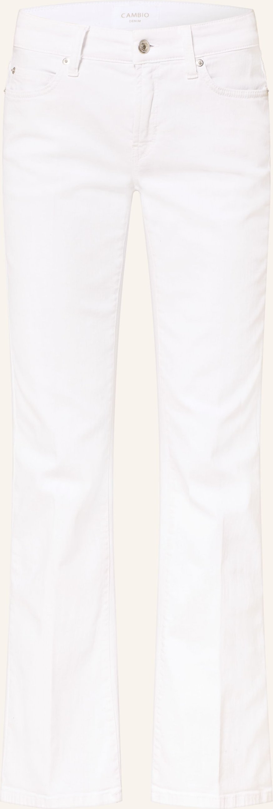 Cambio Flared Jeans Paris weiss