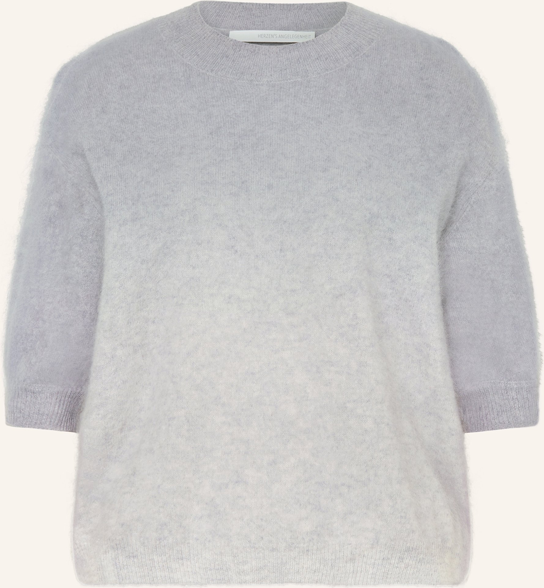 Herzen's Angelegenheit Strickshirt Aus Cashmere grau