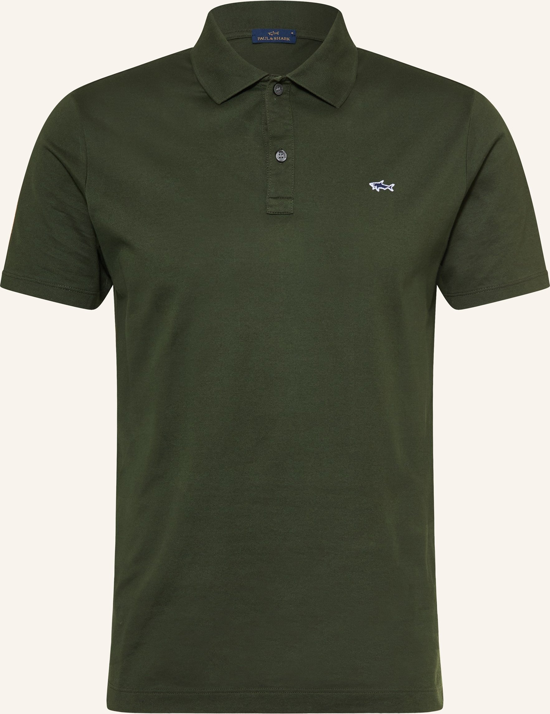 Paul & Shark Piqué-Poloshirt gruen