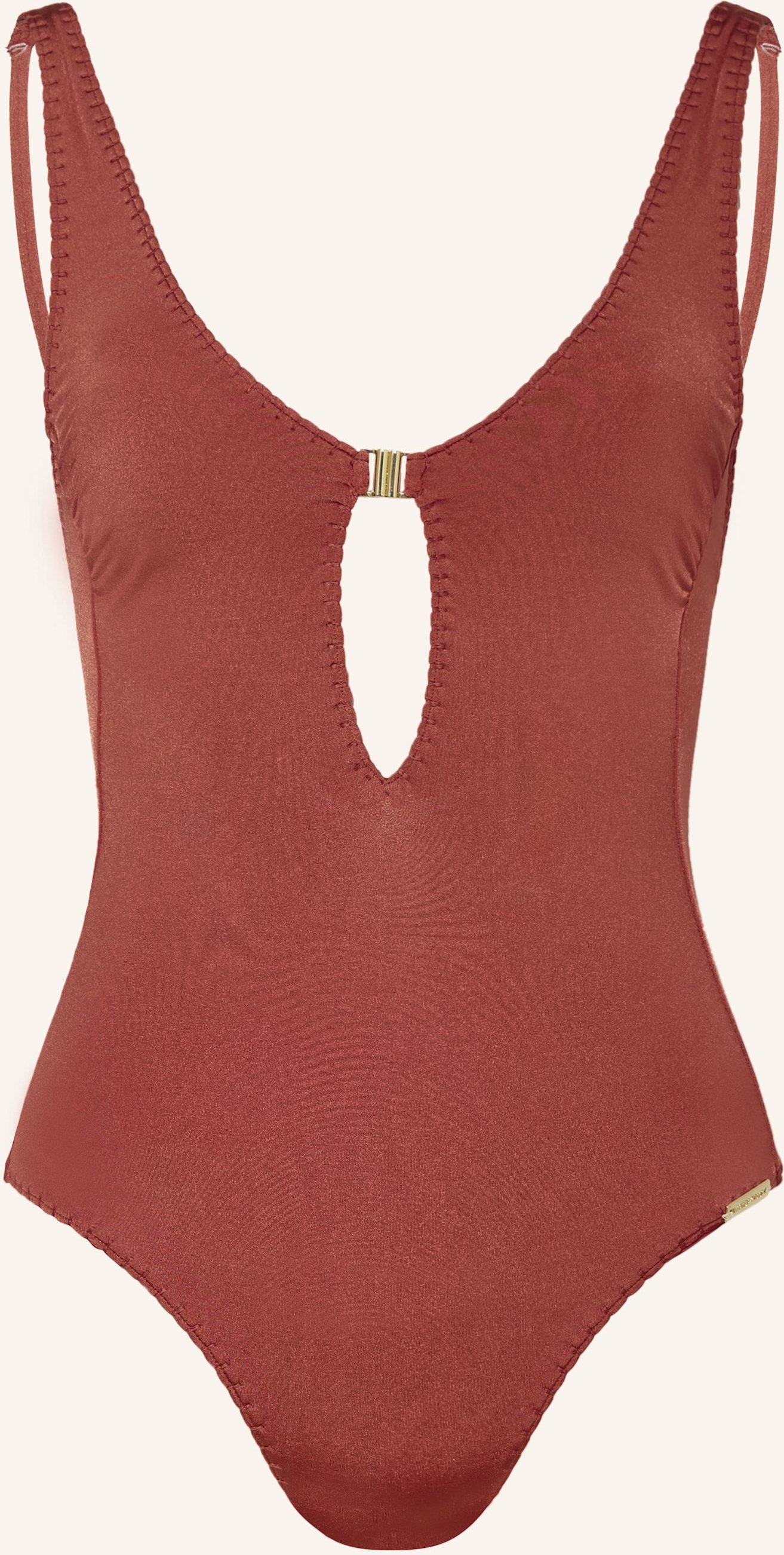 Watercult Badeanzug Crafted Essentials rot