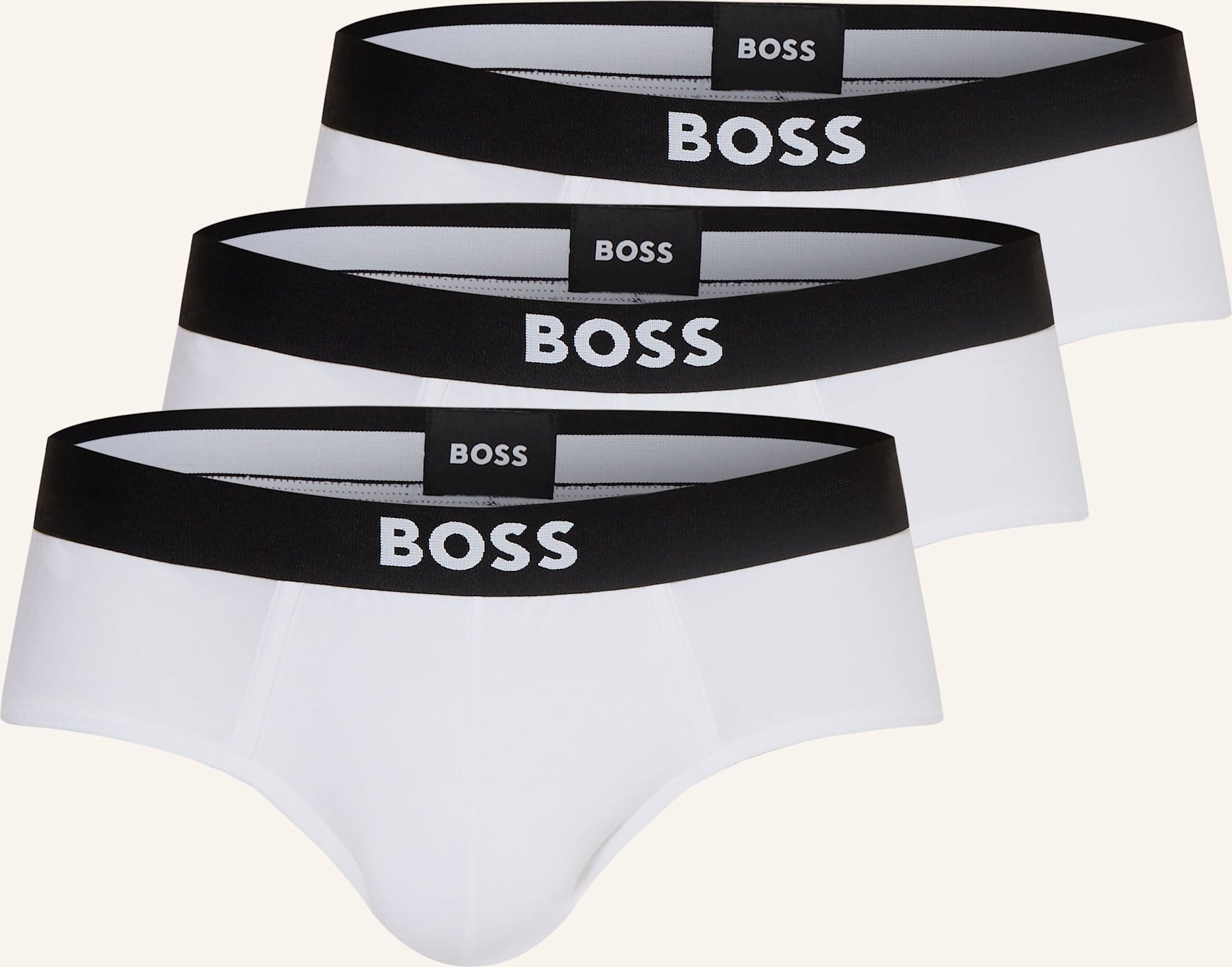 Boss 3er-Pack Slips One weiss