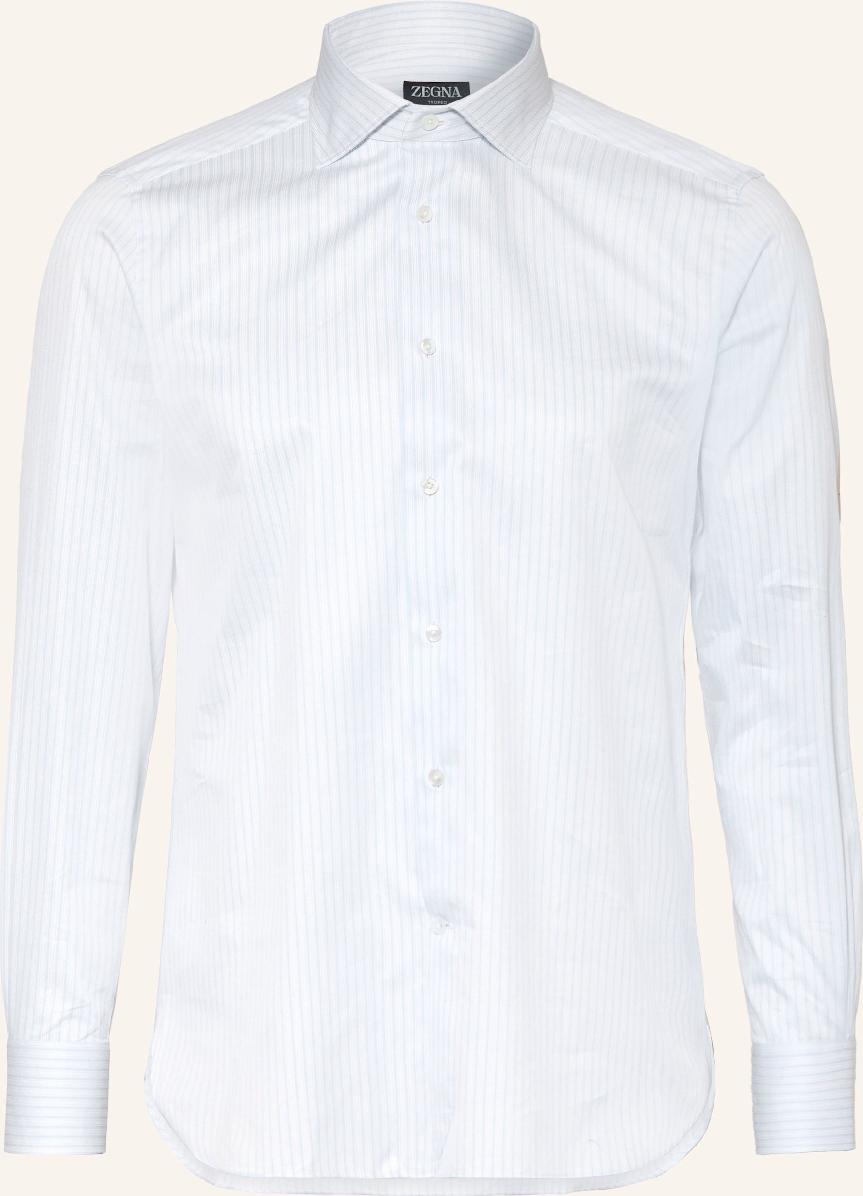 Zegna Hemd Regular Fit blau