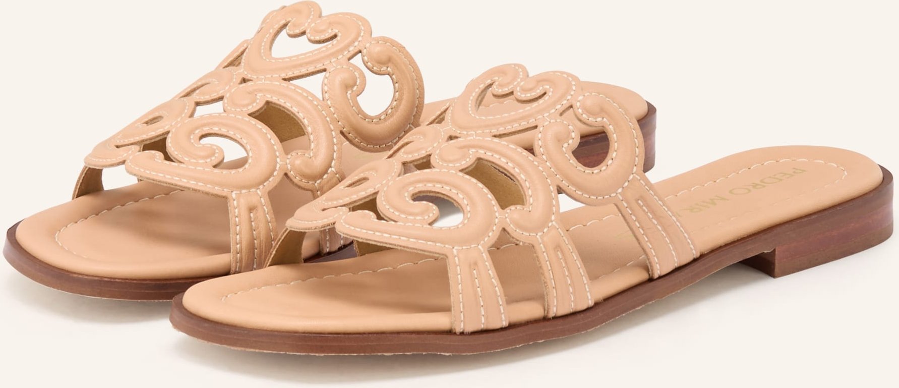 Pedro Miralles Pantoletten Atenea beige
