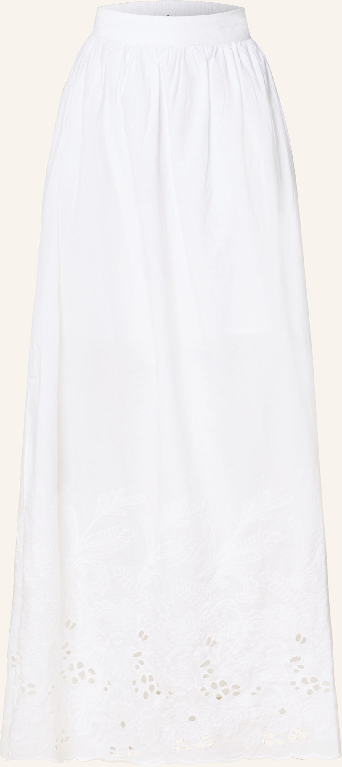 Selected Femme Rock Aus Lochspitze weiss