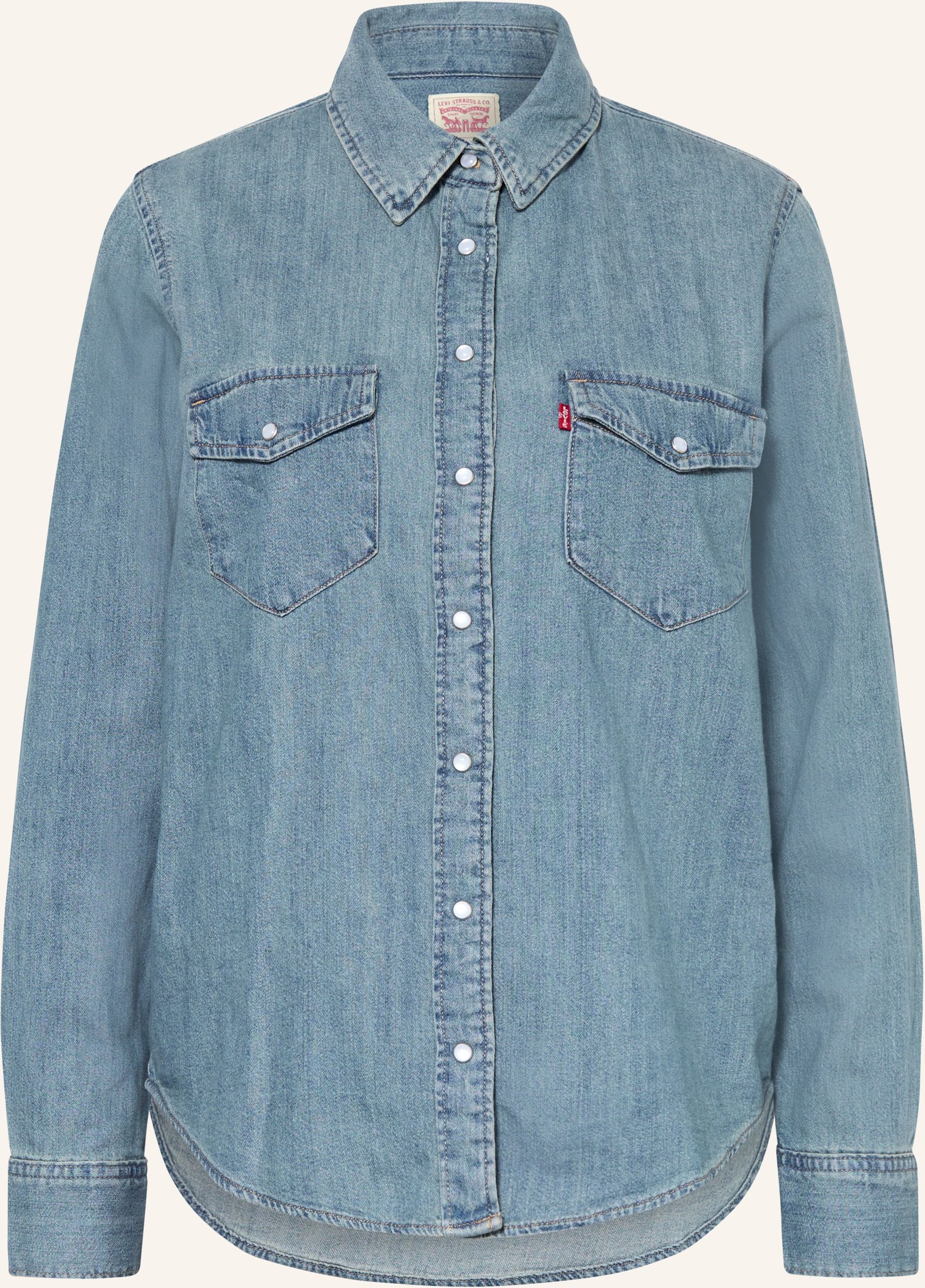 Levi's® Jeansbluse blau