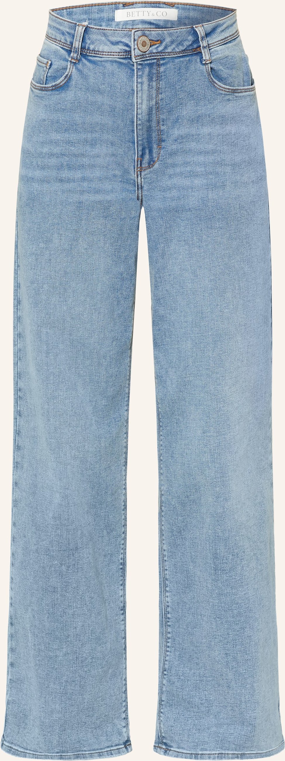 Betty&Co Straight Jeans blau