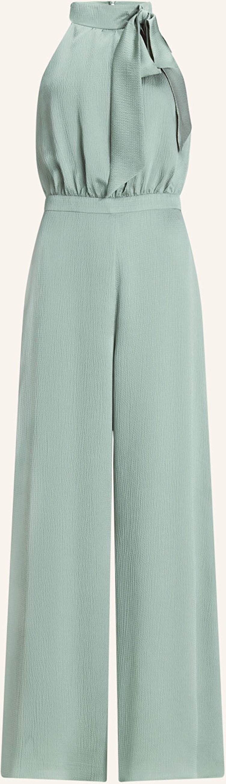 Swing Jumpsuit Aus Satin Mit Schluppe gruen