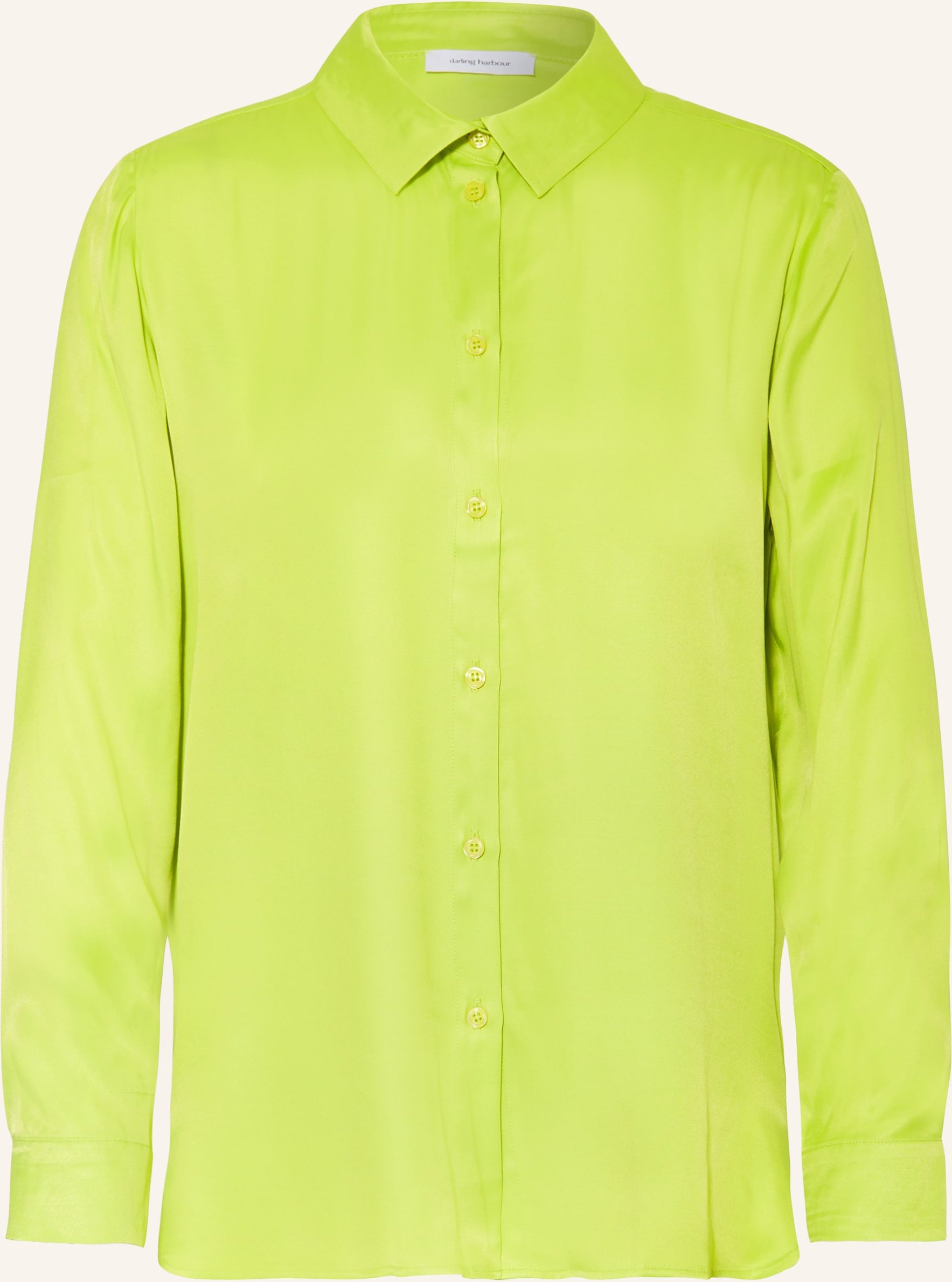 Darling Harbour Hemdbluse Aus Satin gruen