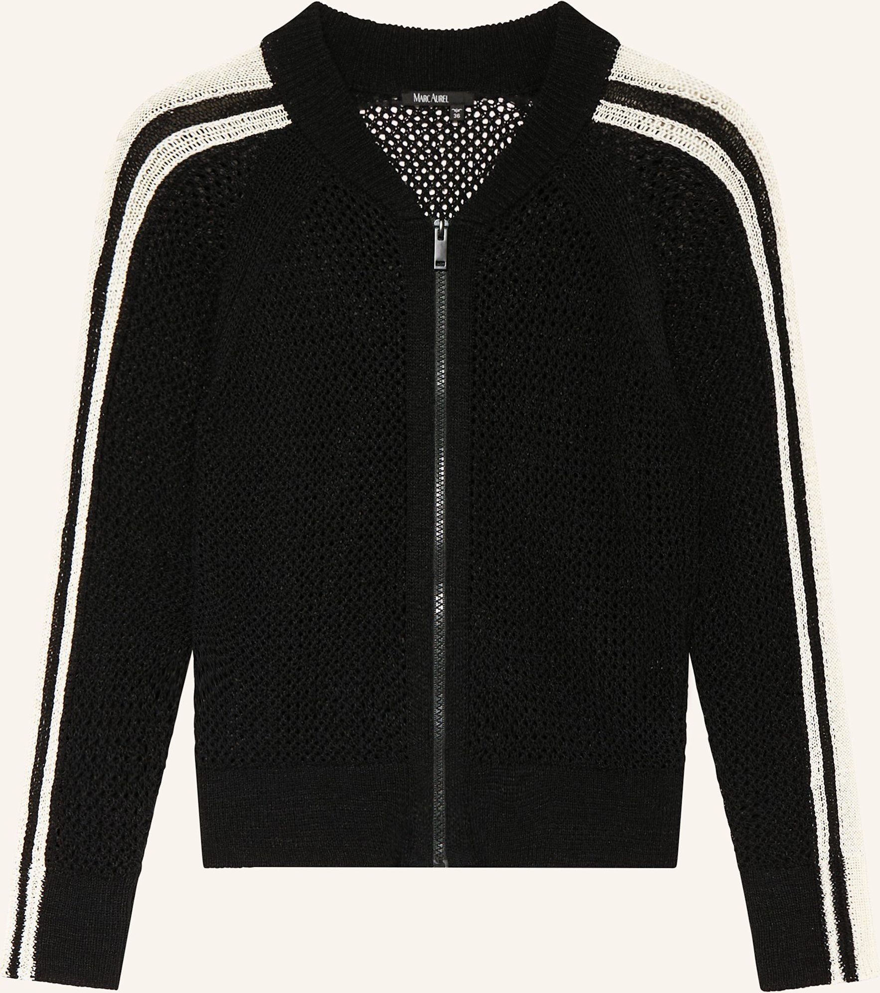 Marc Aurel Strickjacke schwarz