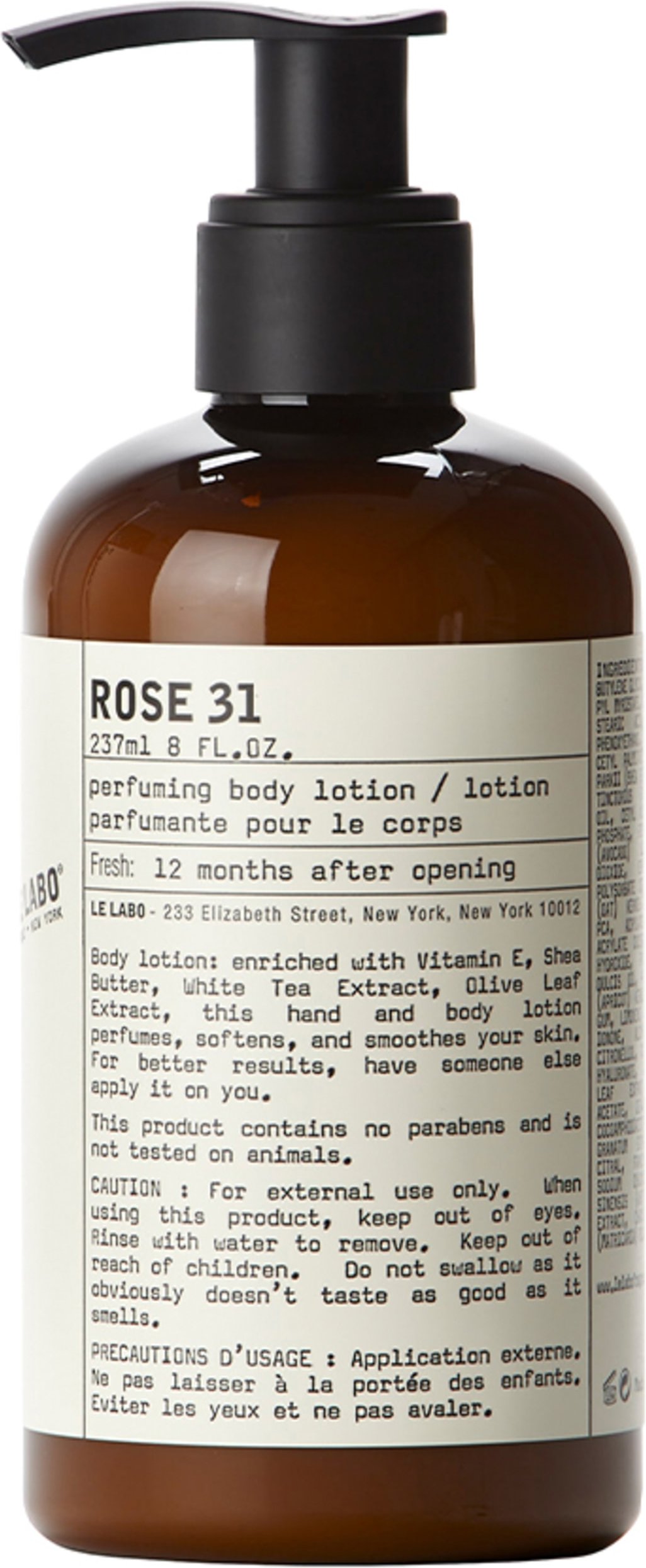Le Labo Rose 31 Perfuming Body Lotion 237 ml