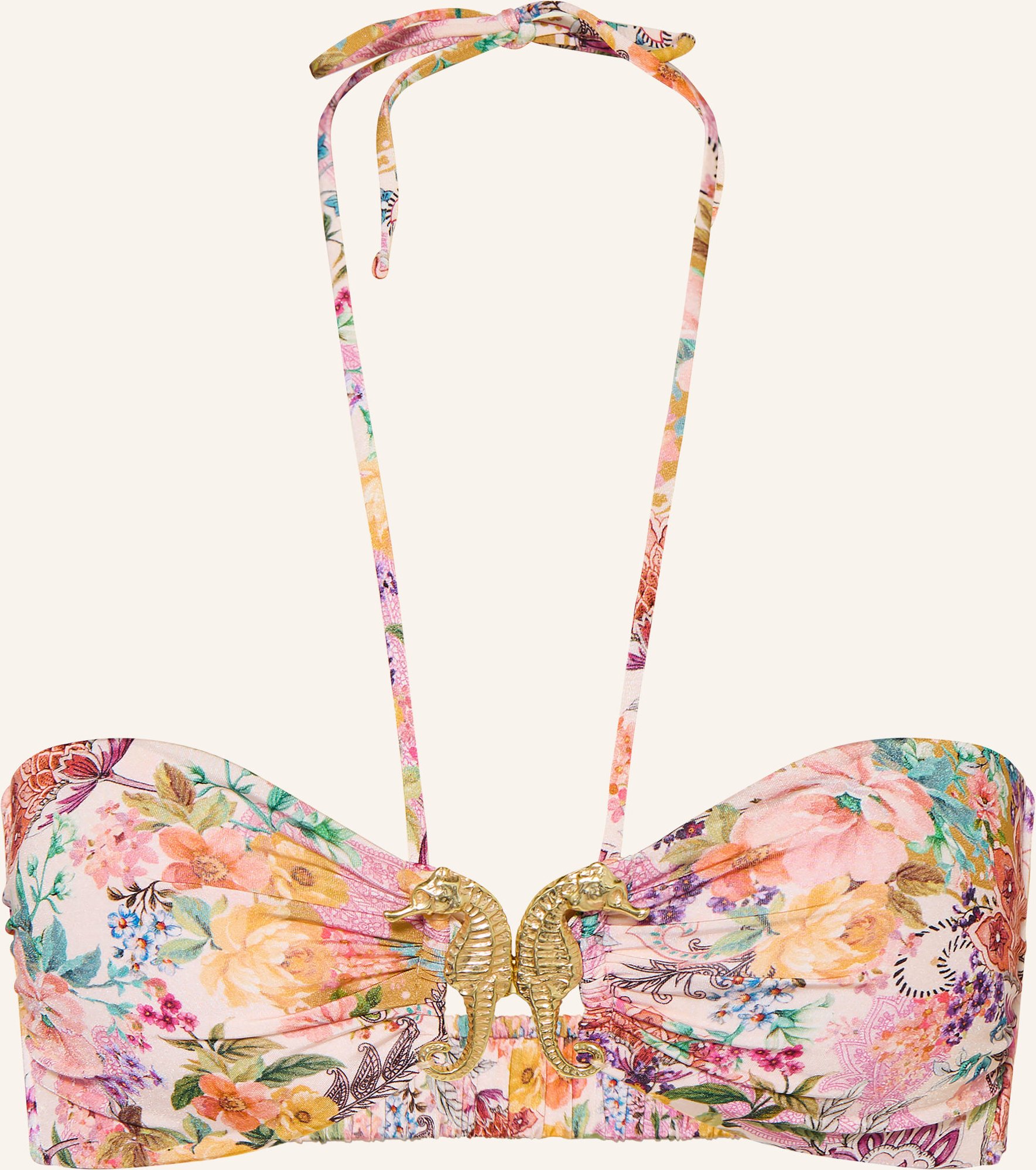 Watercult Bandeau-Bikini-Top Pretty Boho rosa