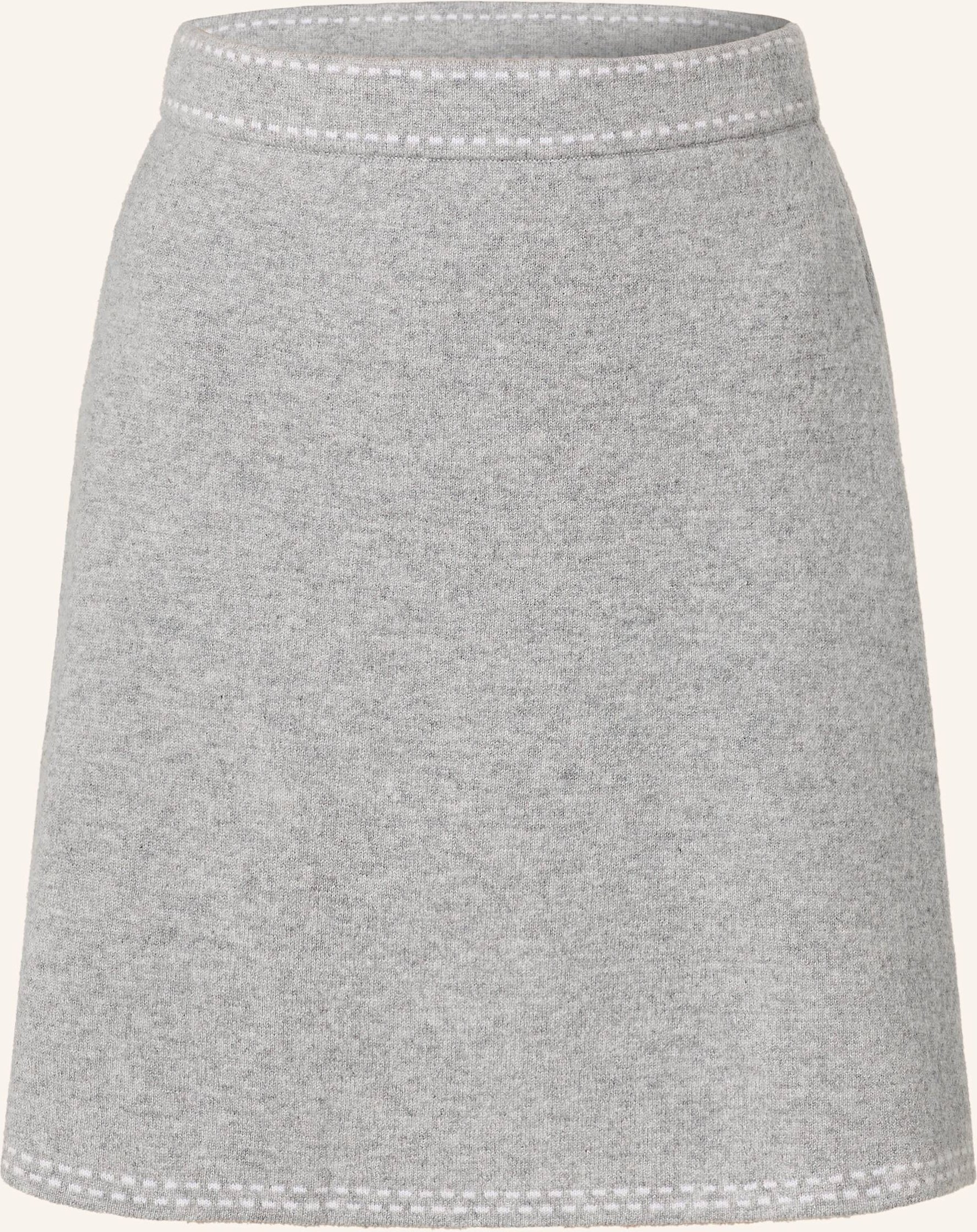 Thumbnail - Darling Harbour Strickrock Mit Cashmere grau