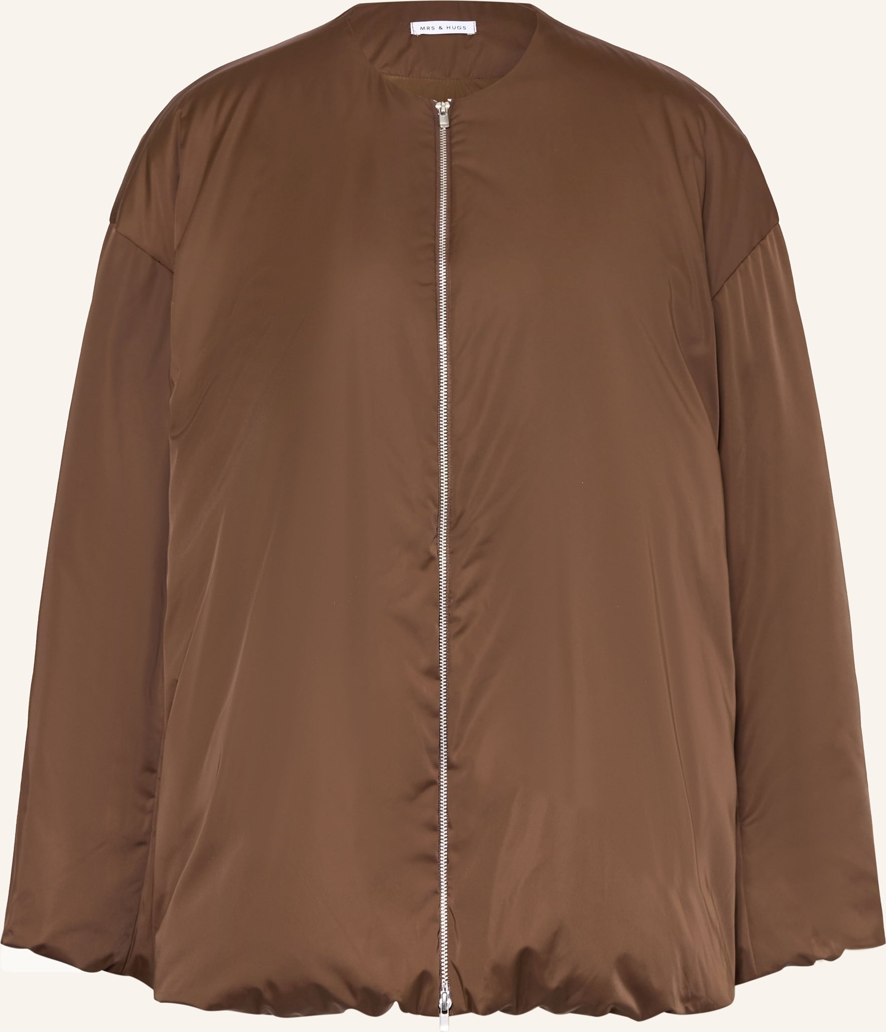 Mrs & Hugs Daunenjacke braun