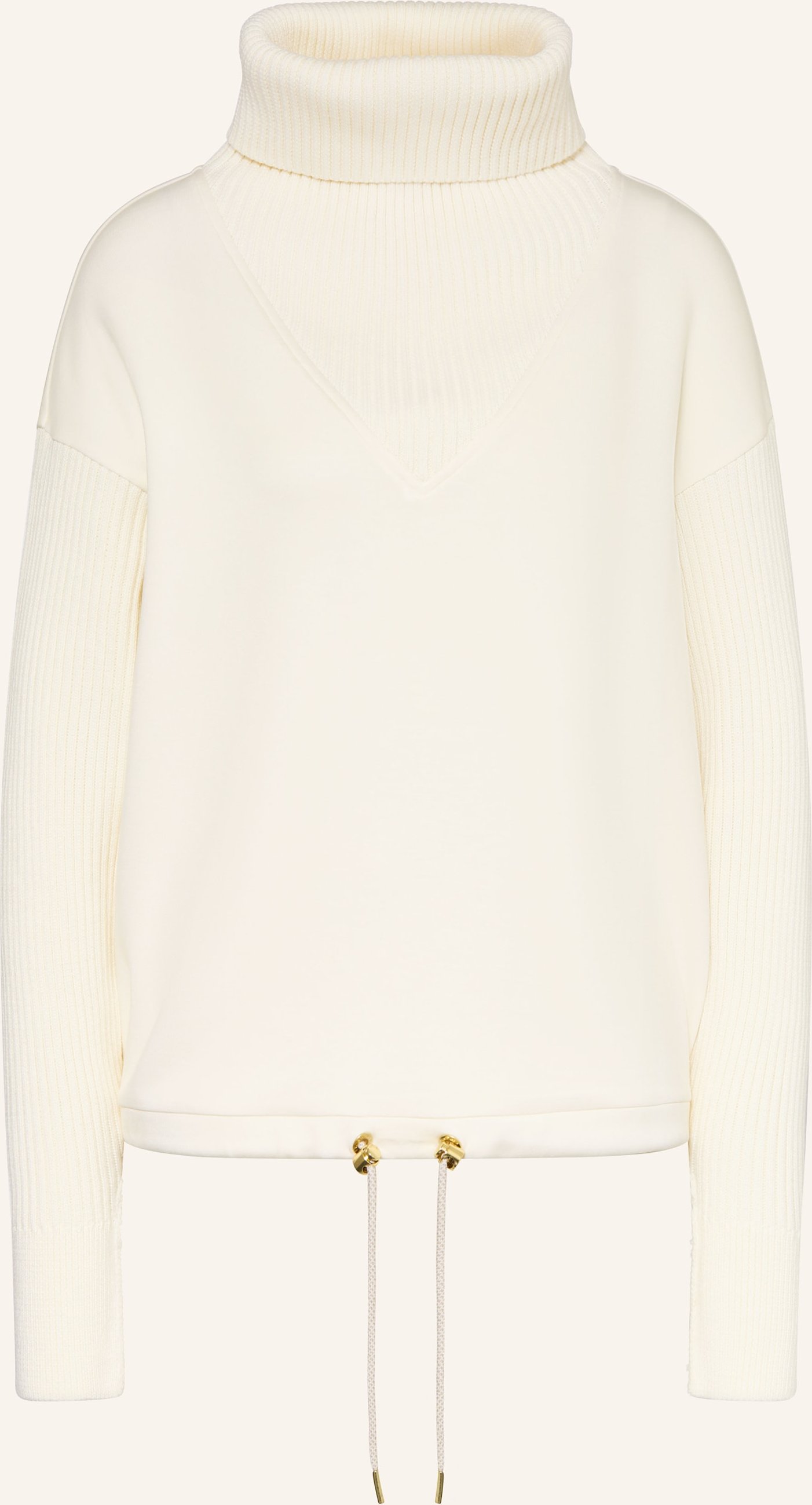 Varley Sweatshirt Hannah Im Materialmix weiss