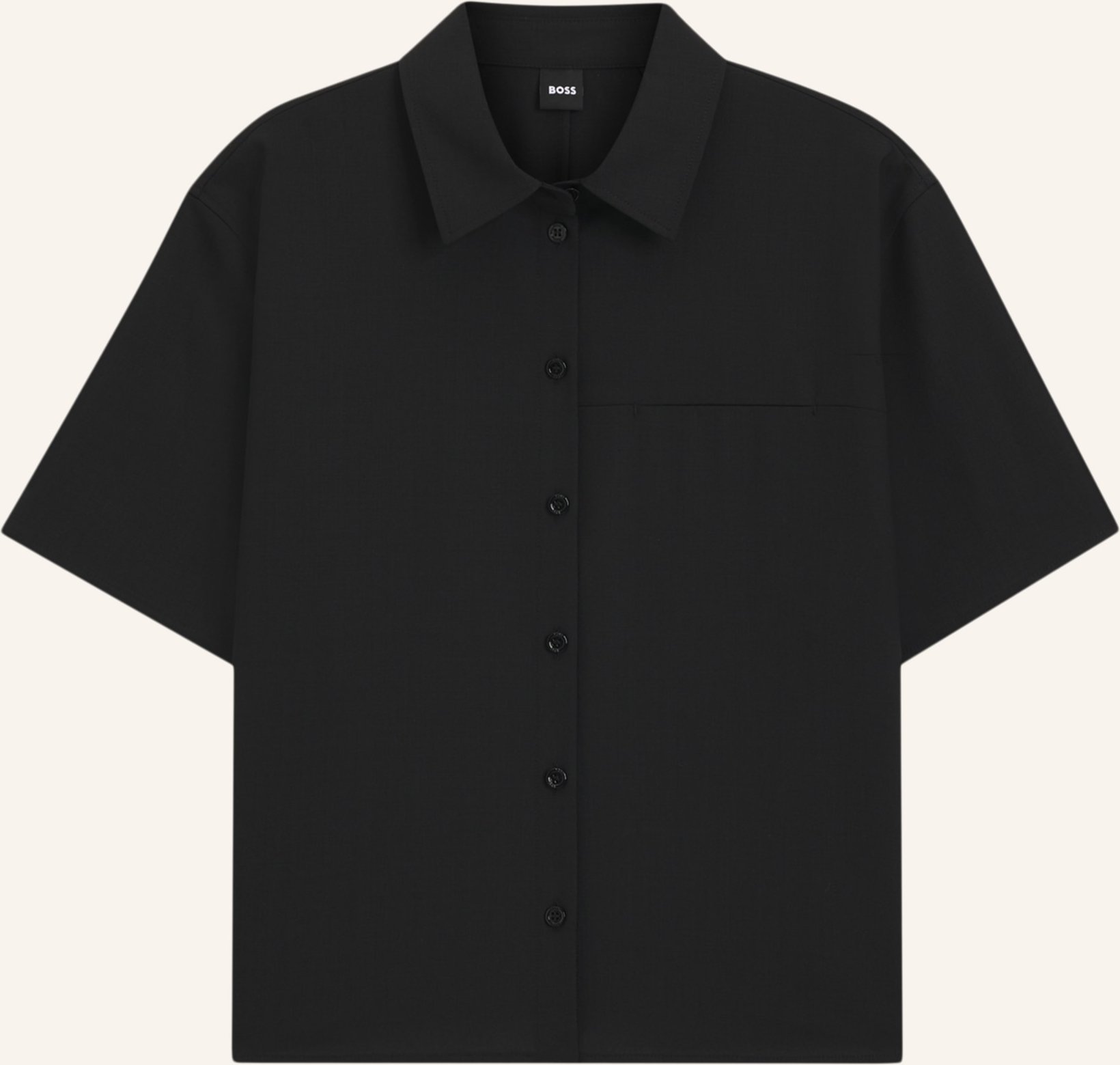 Thumbnail - Boss Business Bluse Bulera Regular Fit schwarz