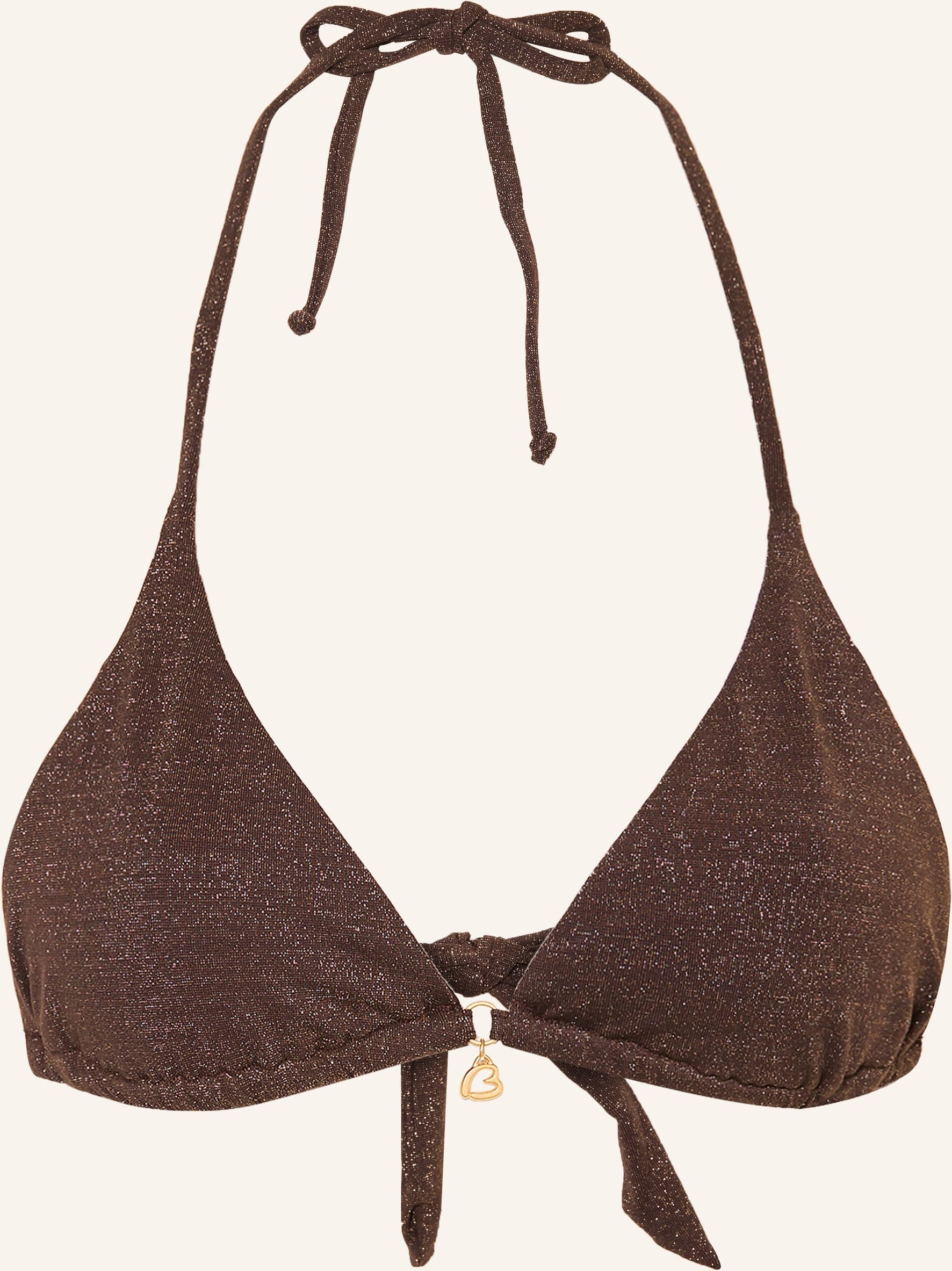 Banana Moon Triangel-Bikini Lina Lightglitter Mit Glitzergarn braun