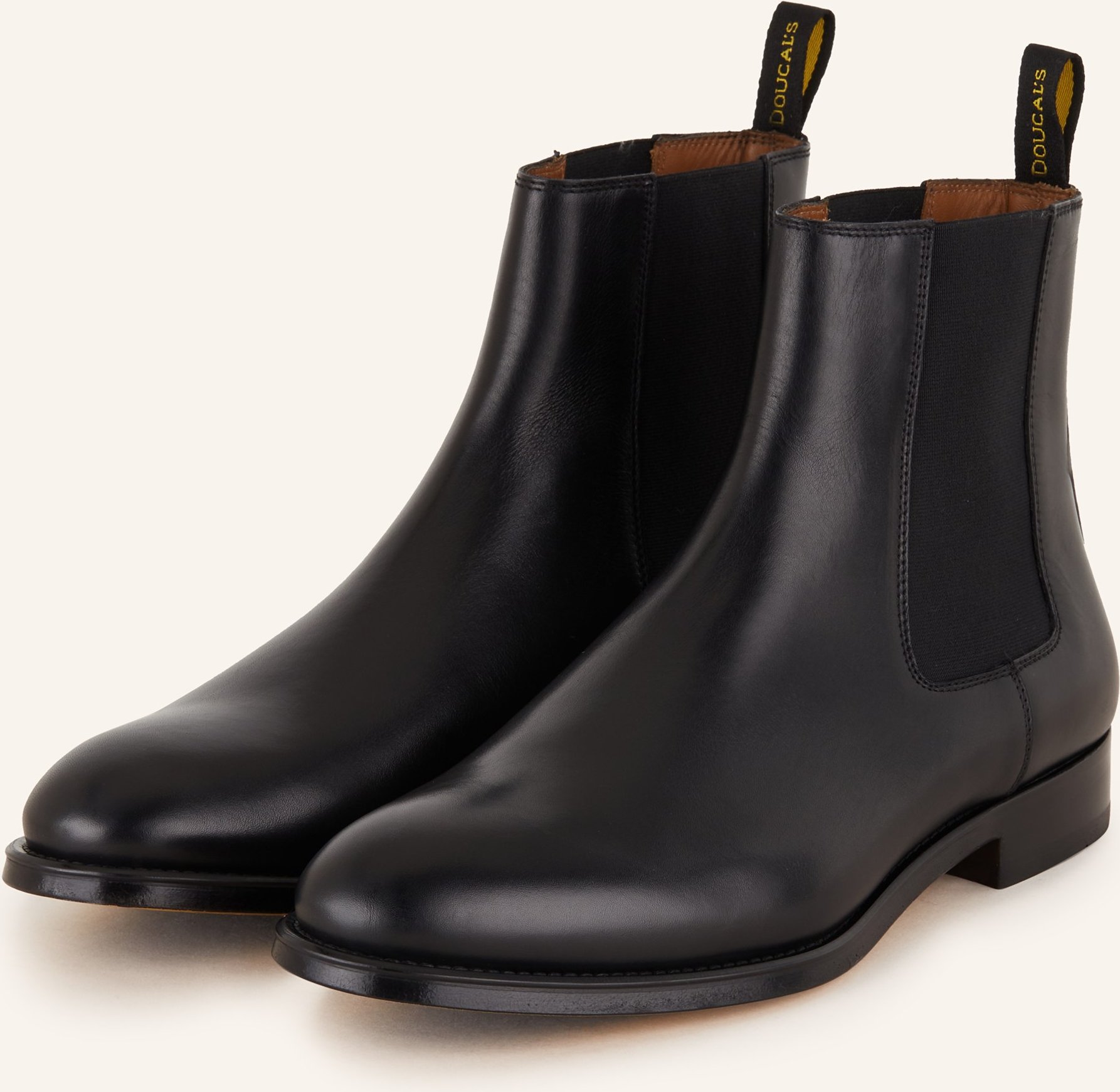 Doucal's Chelsea-Boots Beatles schwarz