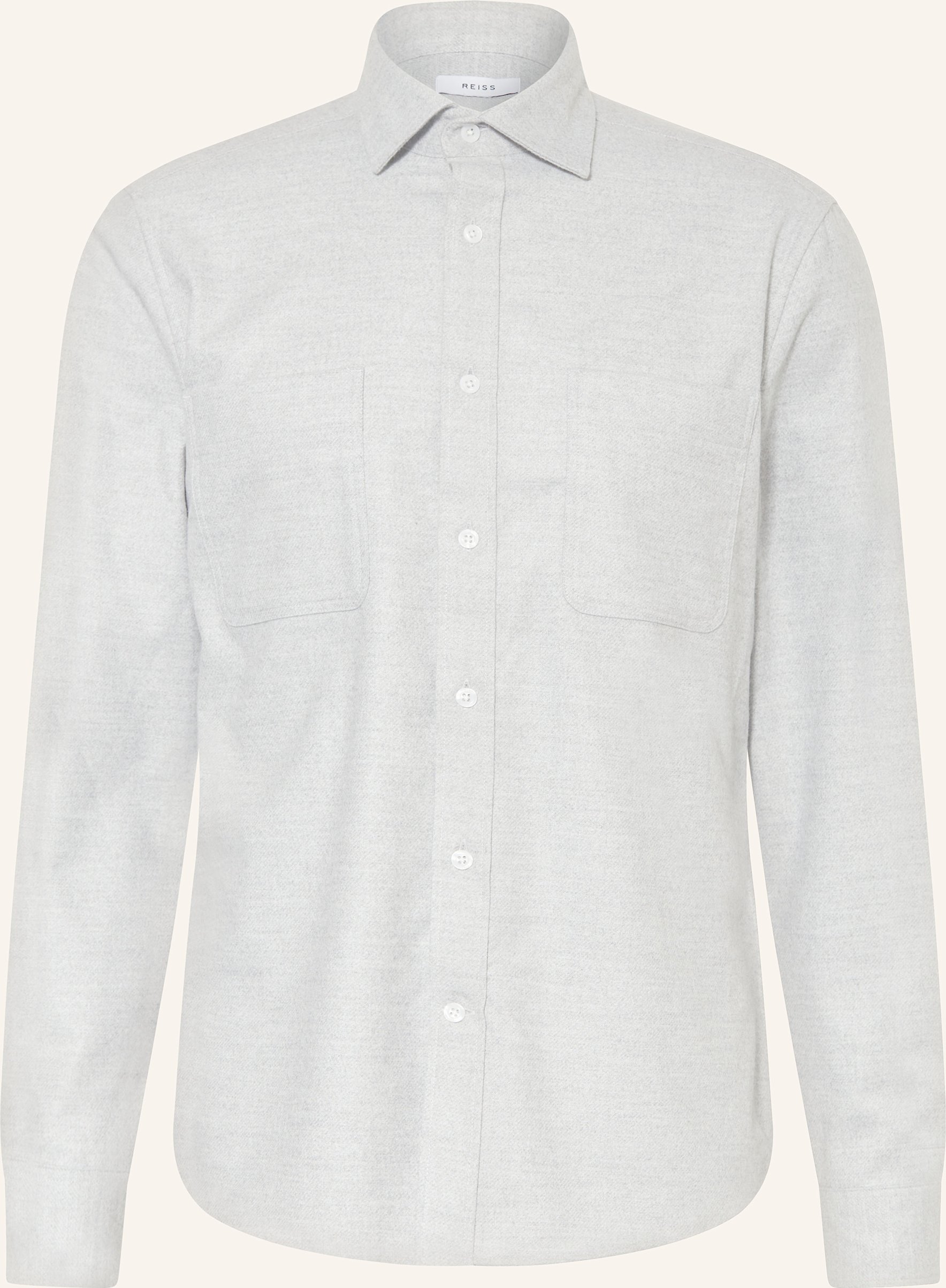 Reiss Hemd Regular Fit grau