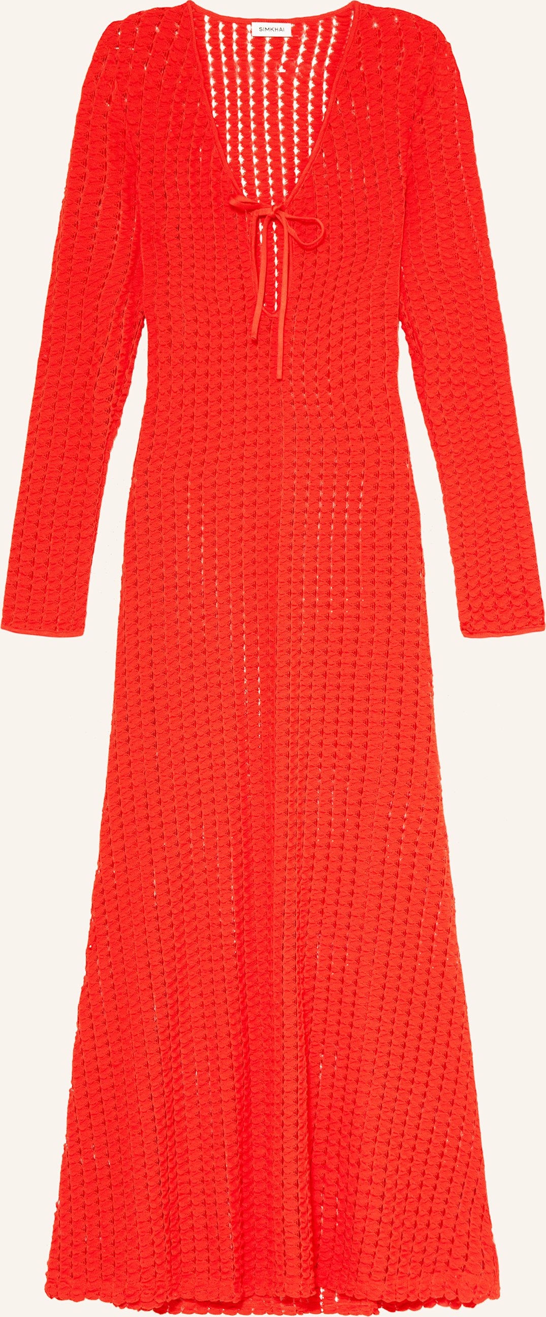 Thumbnail - Simkhai Strickkleid Elton rot