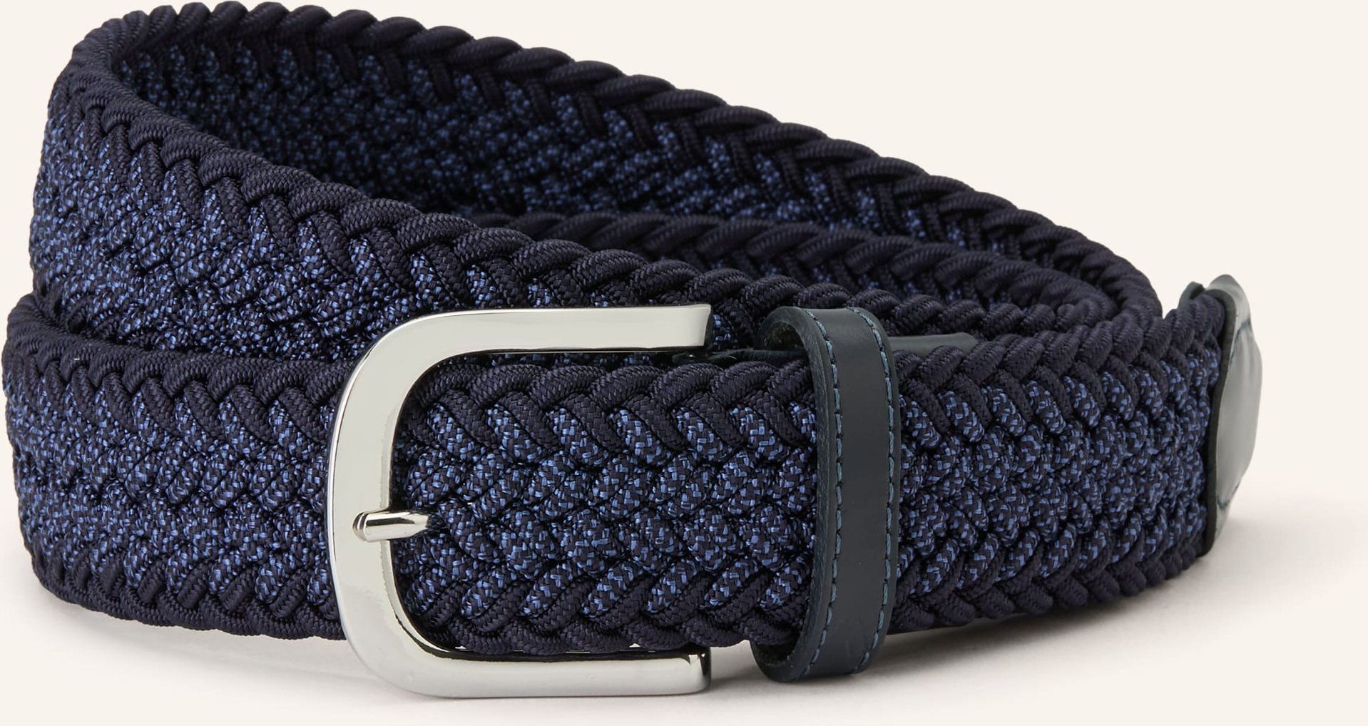 Alberto Flechtgürtel blau