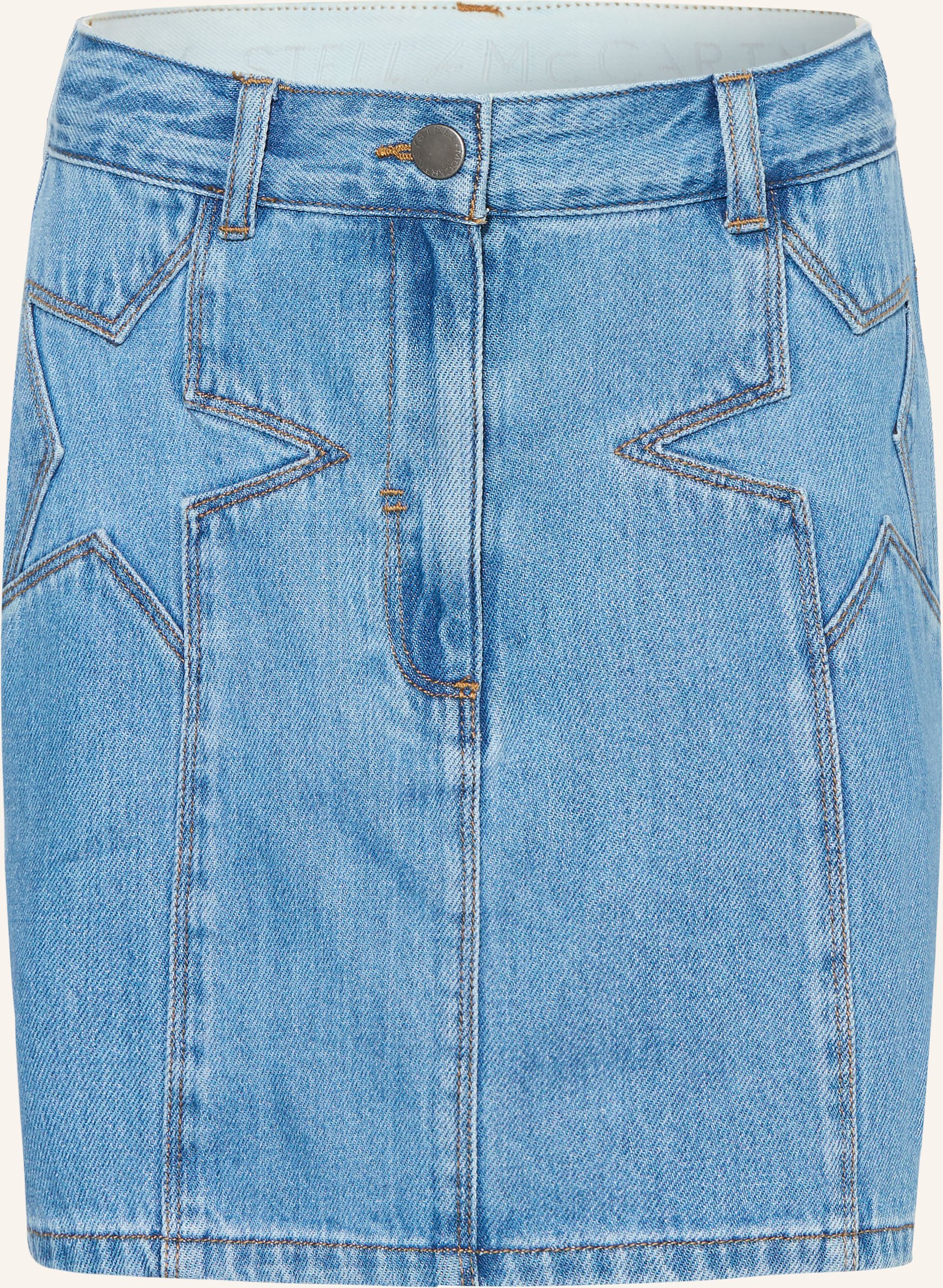 Stella Mccartney Kids Jeansrock blau