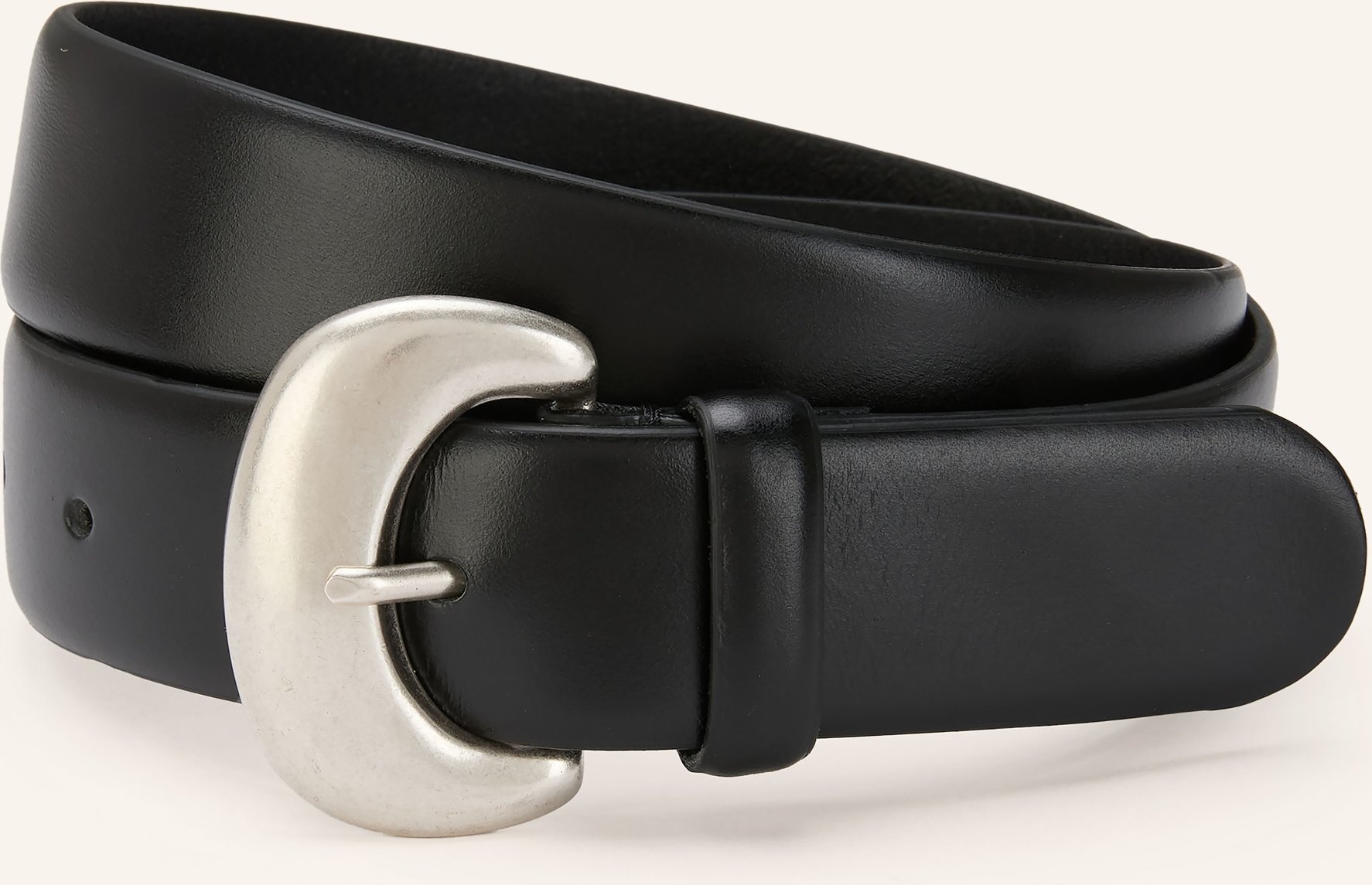 Ba&Sh Ledergürtel Brad schwarz