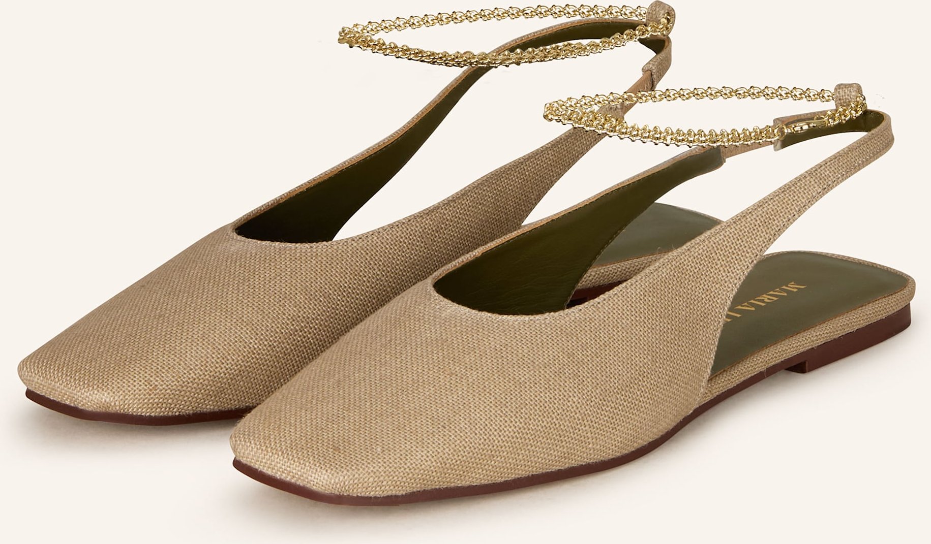 Thumbnail - Maria Luca Slingballerinas Augusta beige