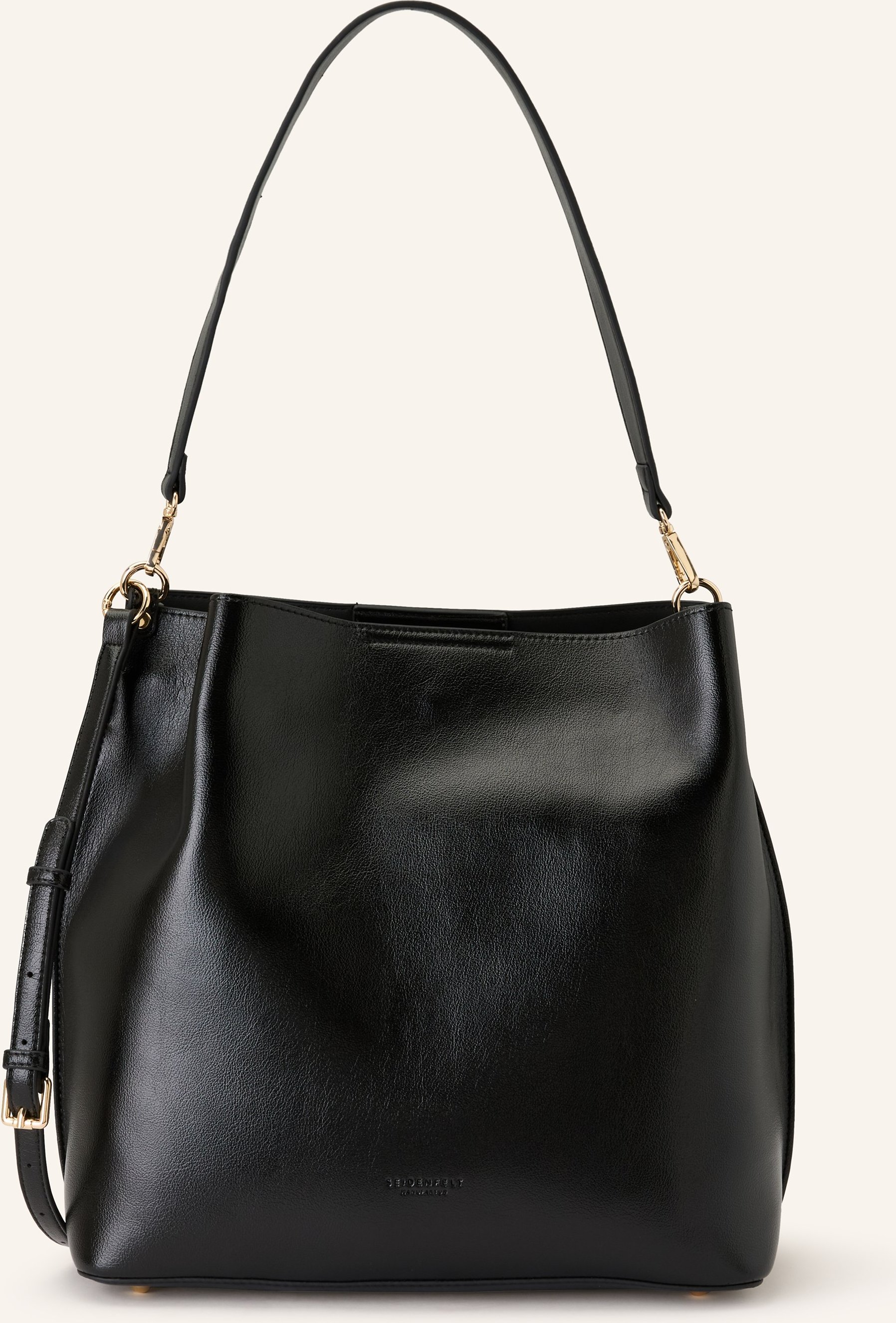 Thumbnail - Seidenfelt Beuteltasche Alunda schwarz