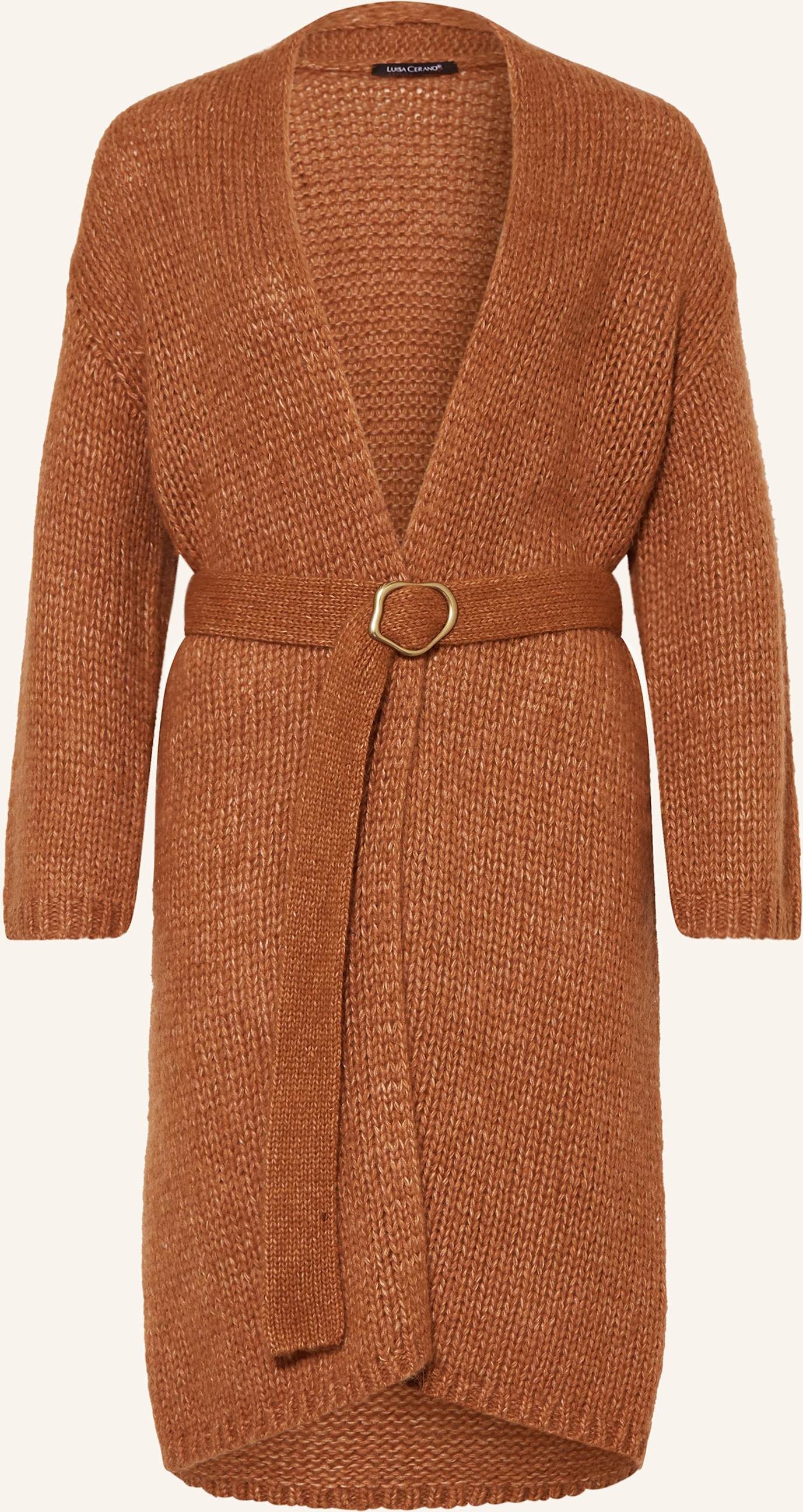 Luisa Cerano Strickhülle Mit Alpaka braun