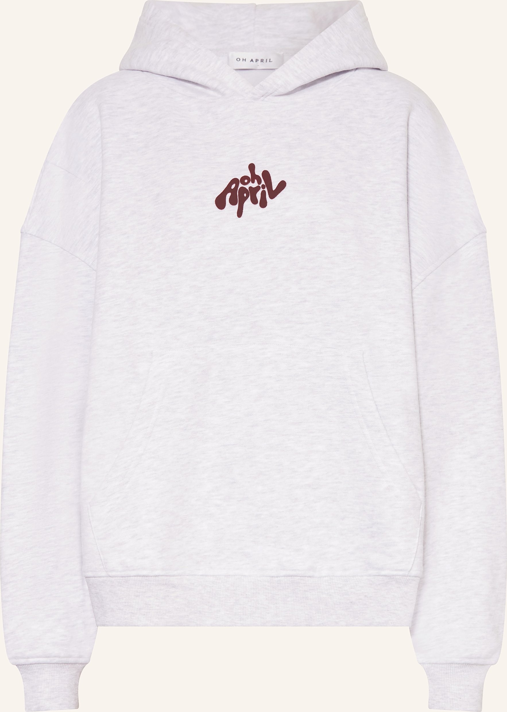 Thumbnail - Oh April Hoodie Boyfriend grau