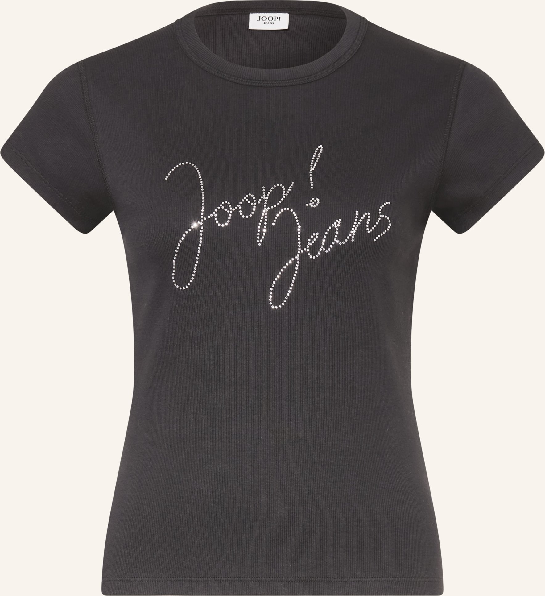 Joop! Jeans T-Shirt Tineta Mit Schmucksteinen schwarz
