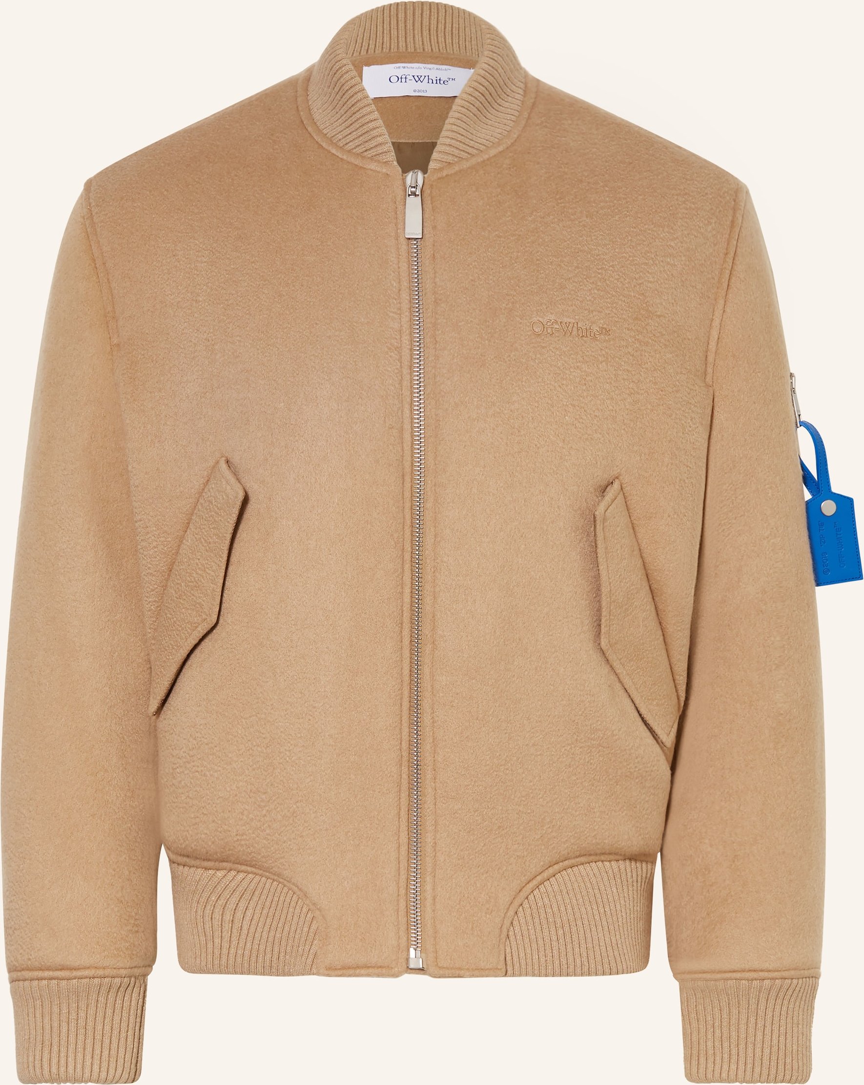 Off-White Cashmere-Blouson beige