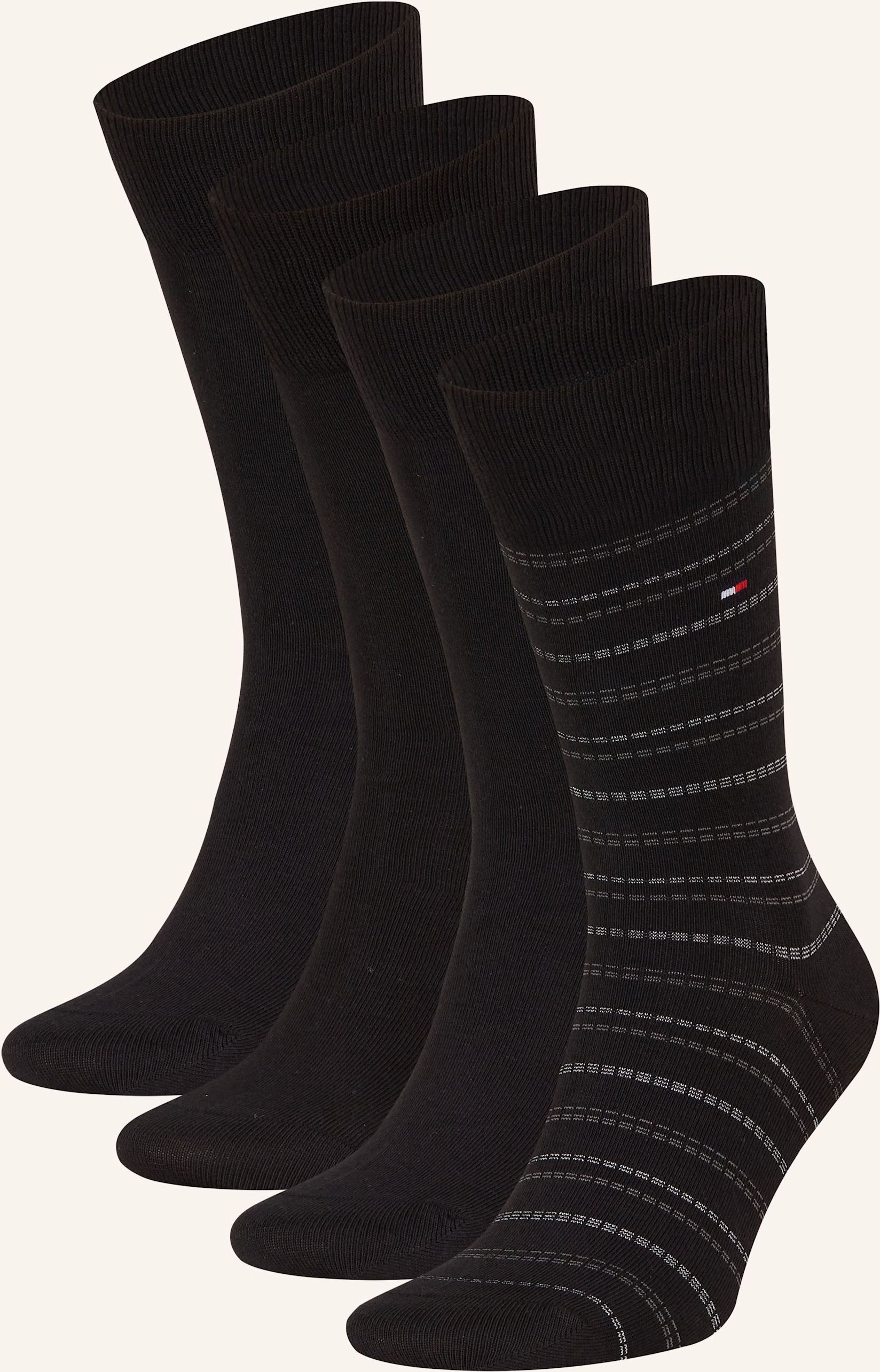 Tommy Hilfiger 4er-Pack Socken Mit Geschenkbox schwarz