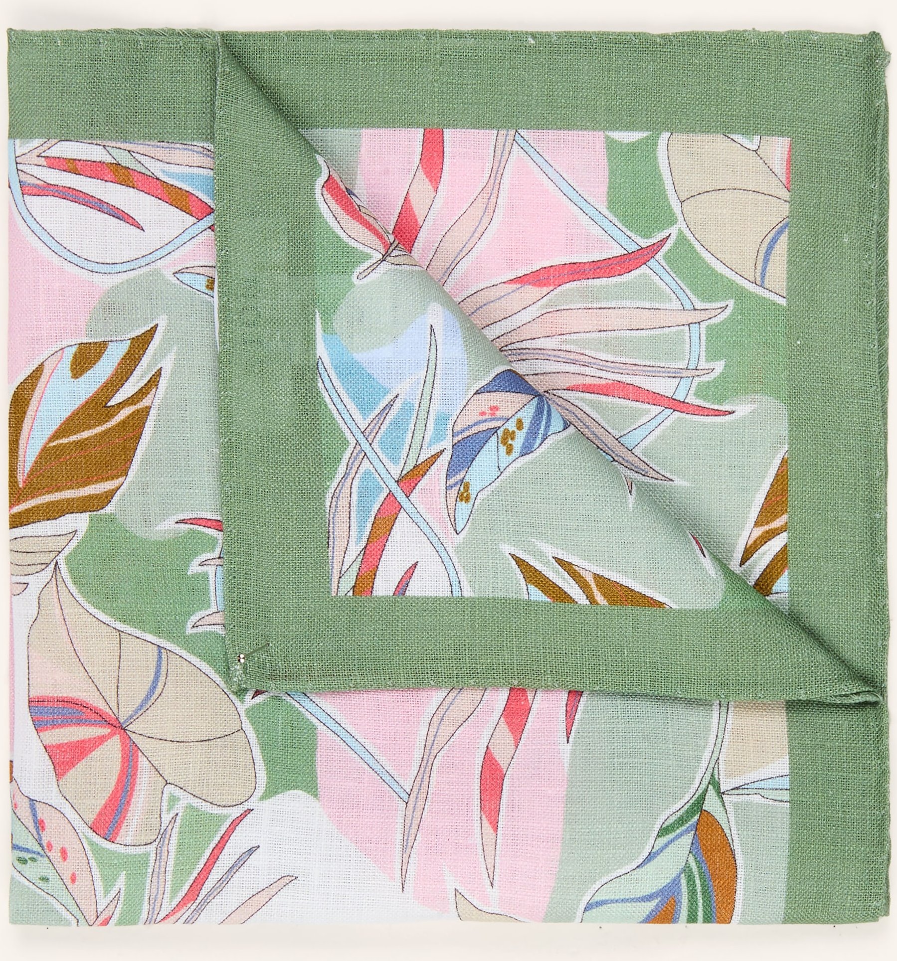 Eton Einstecktuch Aus Leinen gruen